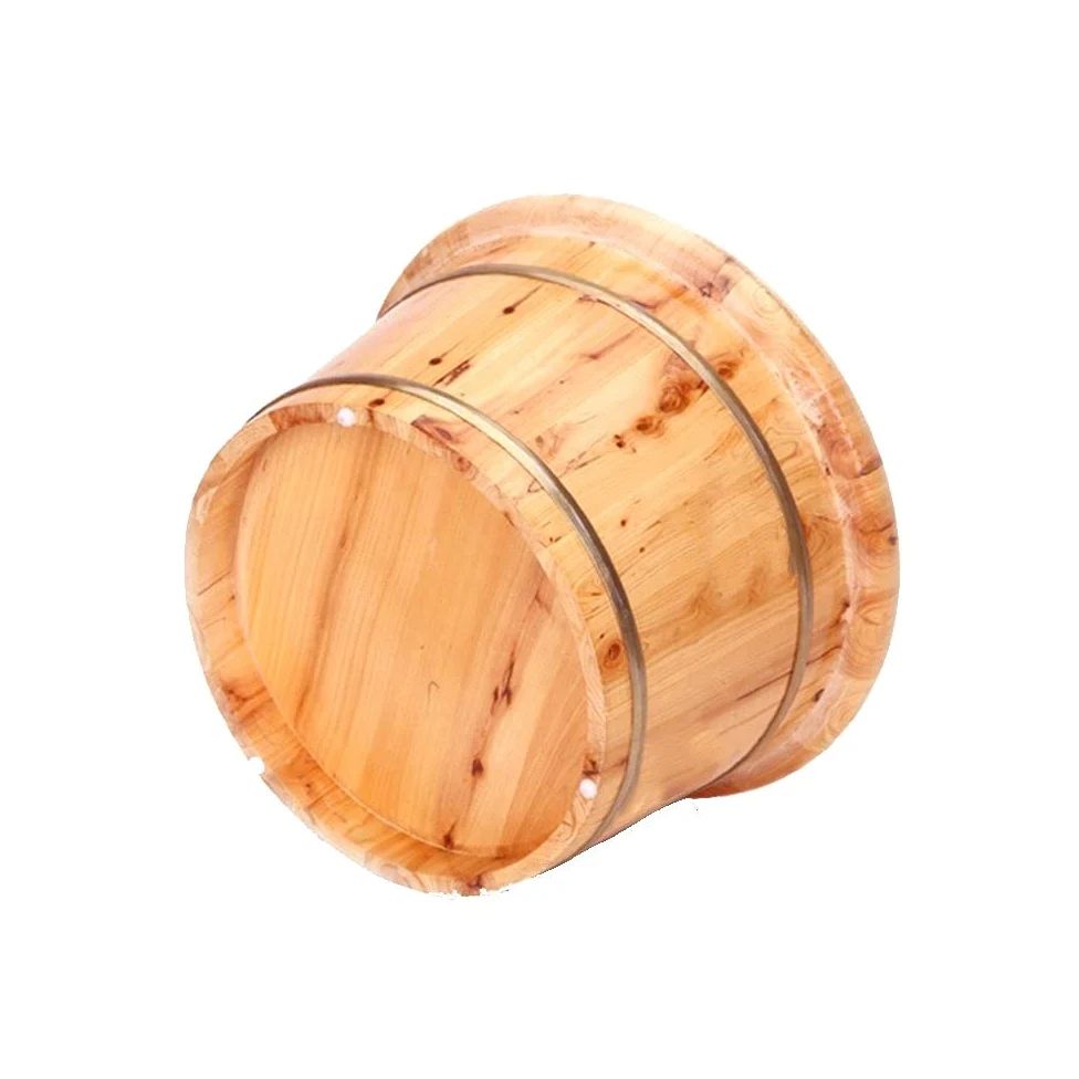 Pediluvi per Uso Domestico Vaschetta in Legno di Gomma Vaschetta per pediluvio Pediluvio Vaschetta per pediluvi Lavare Il Massaggio ai Piedi in Botte di Legno