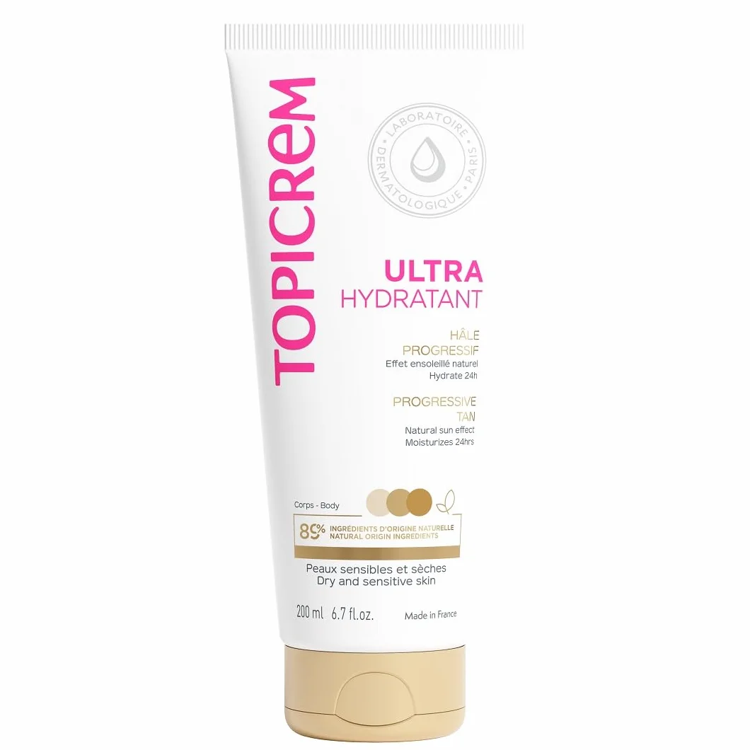Topicrem, lozione ultra idratante per un’abbronzatura graduale, 200 ml