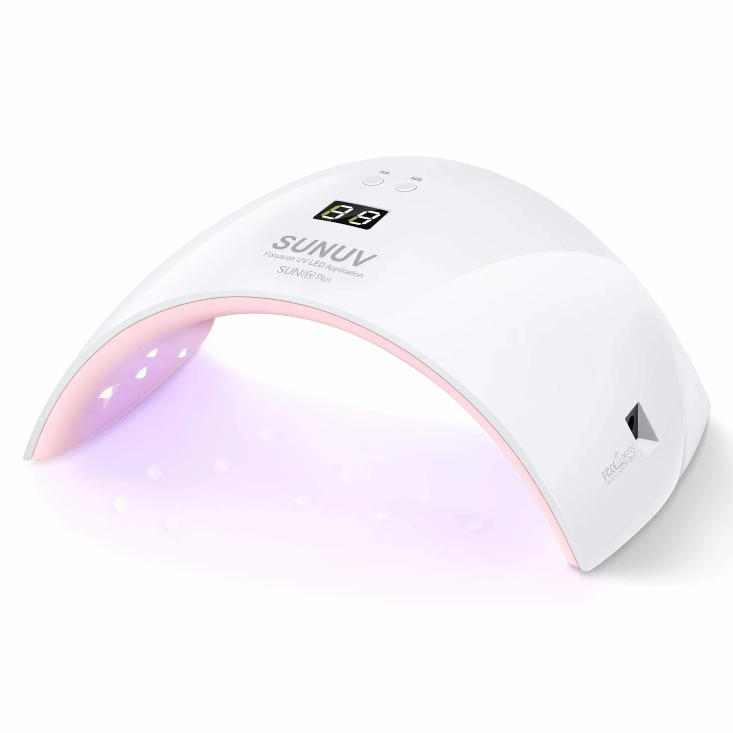 SUNUV Lampada Asciuga Unghie LED UV con Sensore Automatico e Schermo LCD per Manicure e Pedicure