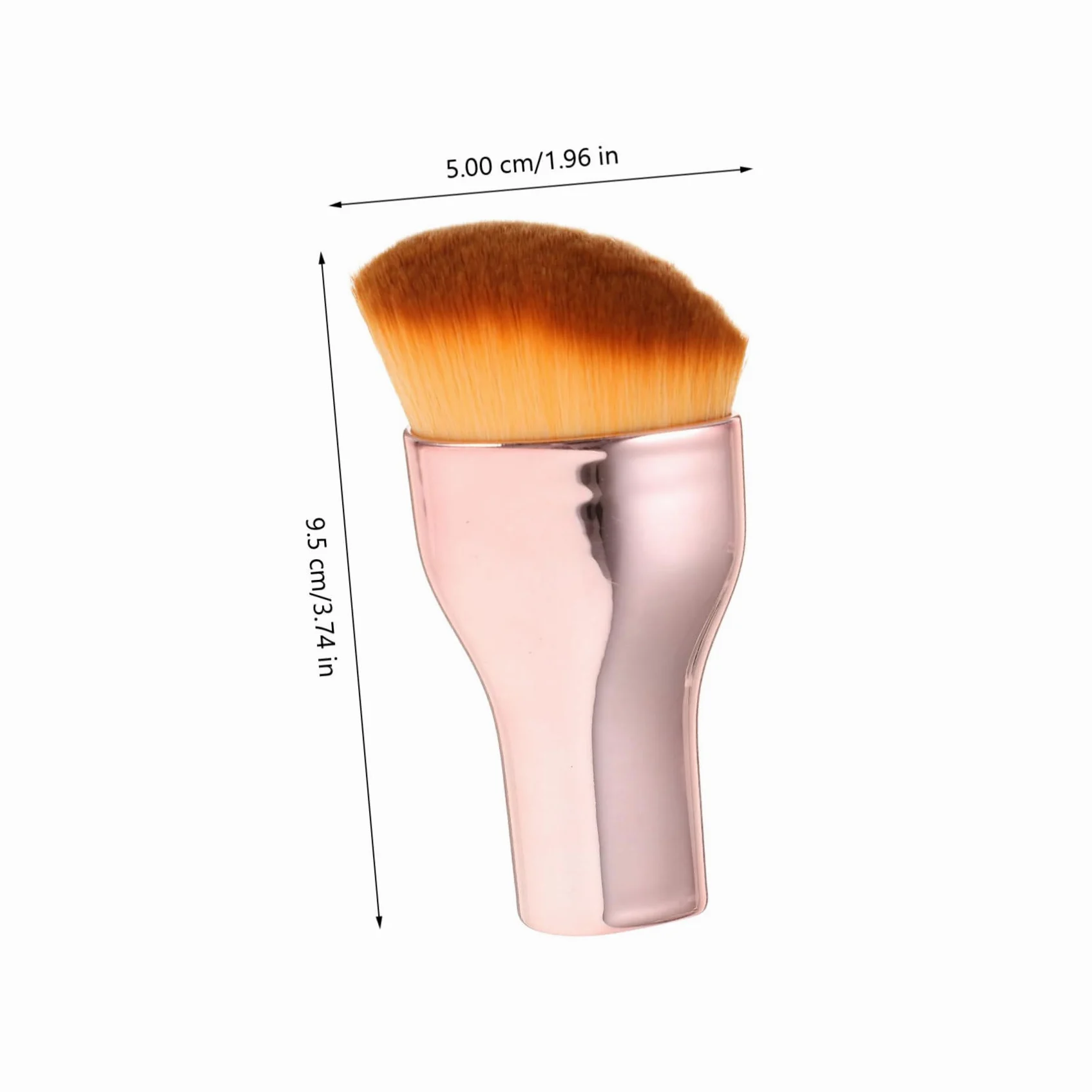 Healeved 5pezzi Pennello Per Fondotinta Portatile Pennello Da Trucco Compatto Per Donnper Applicazione Di Fondotinta Liquido e Makeup Uniforme Facile Da Pulire Per Viaggi