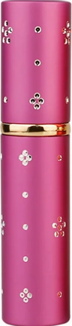 Mini Bottiglie di Profumo da Viaggio, Atomizzatore di Profumo 5ml Bottiglia di Profumo Ricaricabile Spray Atomizzatore Contenitore da Viaggio Portatile Bottiglia di Profumo di Vetro di Alluminio Ricar