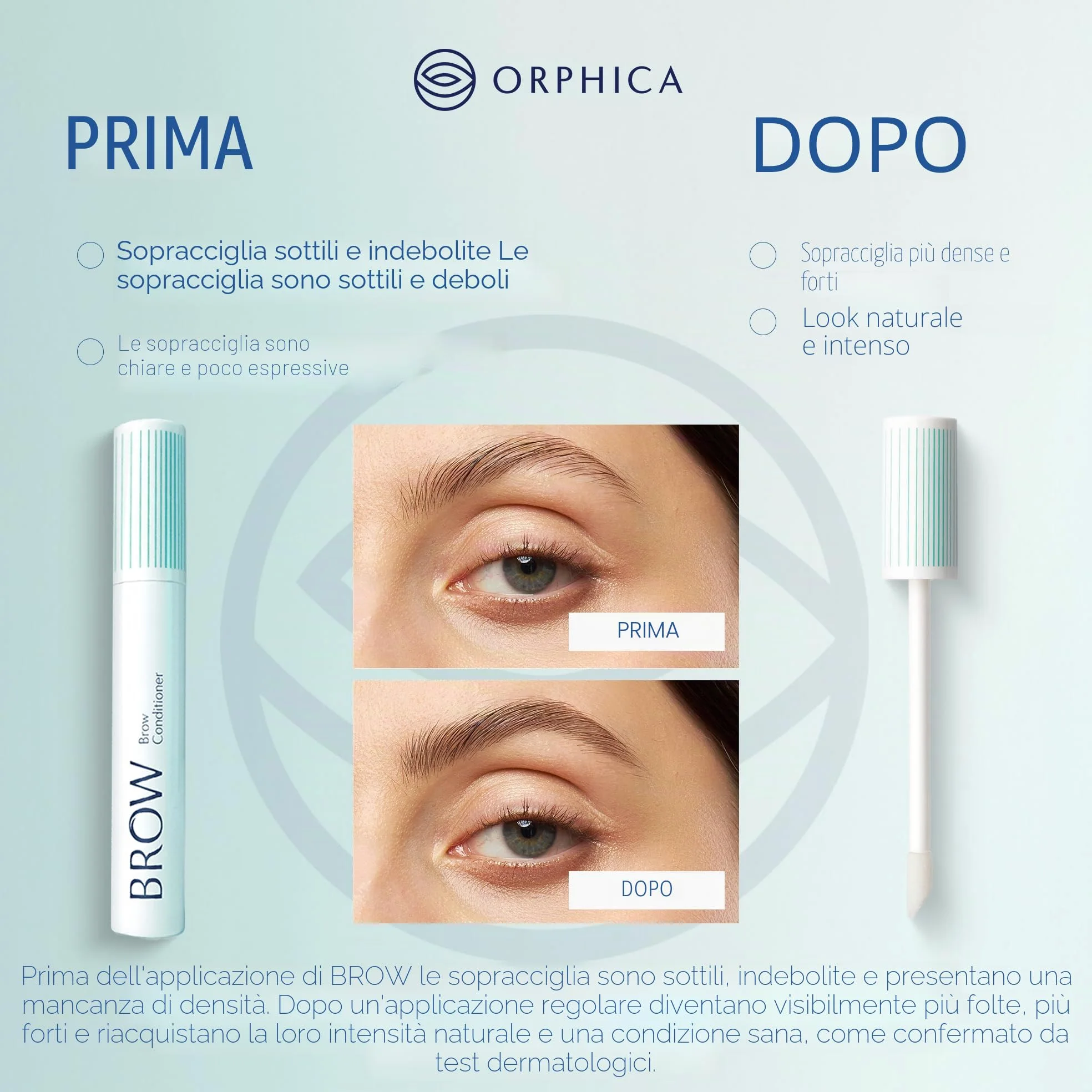 ORPHICA Brow & Realash Set - Siero per ciglia 3 ml + Siero per sopracciglia 4 ml - Crescita Intensiva Lash Serum Booster, Siero Allungante - Conditioner con Peptidi Attivi