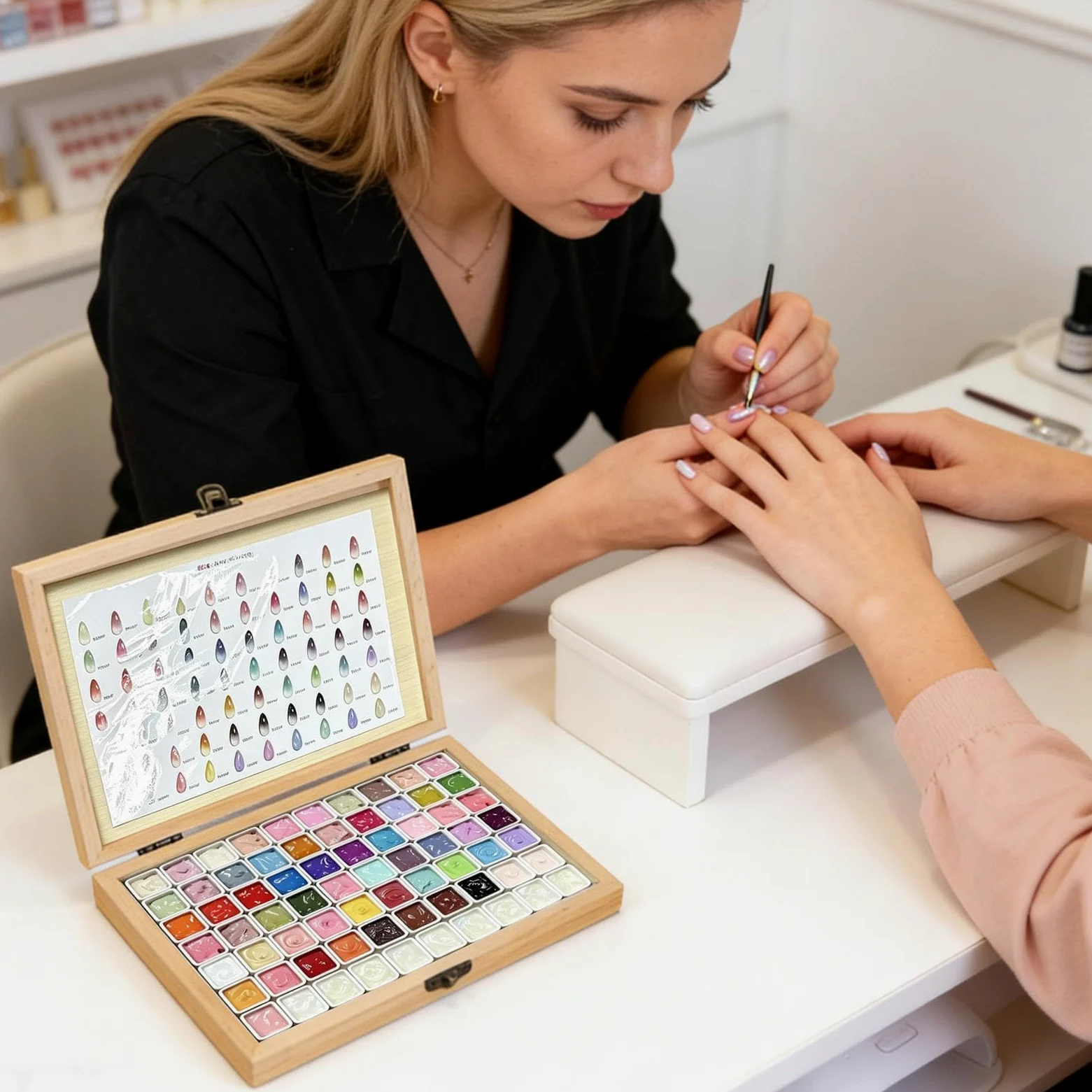 Gel Per Pittura Sulle Unghie Design Manicure A Tamponamento Con 70 Colori | Per Gel Da Pittura Per Feste Spa Studio Salone Casa Viaggio Principianti Donne E Ragazze