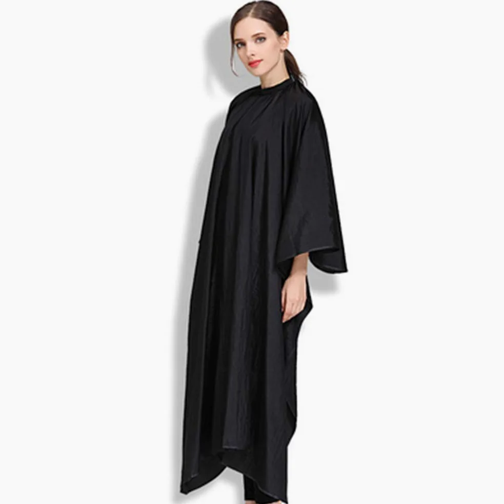 Alta Qualità Mantella Per Tagliare I Capelli Taglio Adulto Salone Barbiere Parrucchiere Cape Taglio Di Capelli Capo Impermeabile Abito Di Tintura Professionale Parrucchiera Strumento,Nero,3PCS