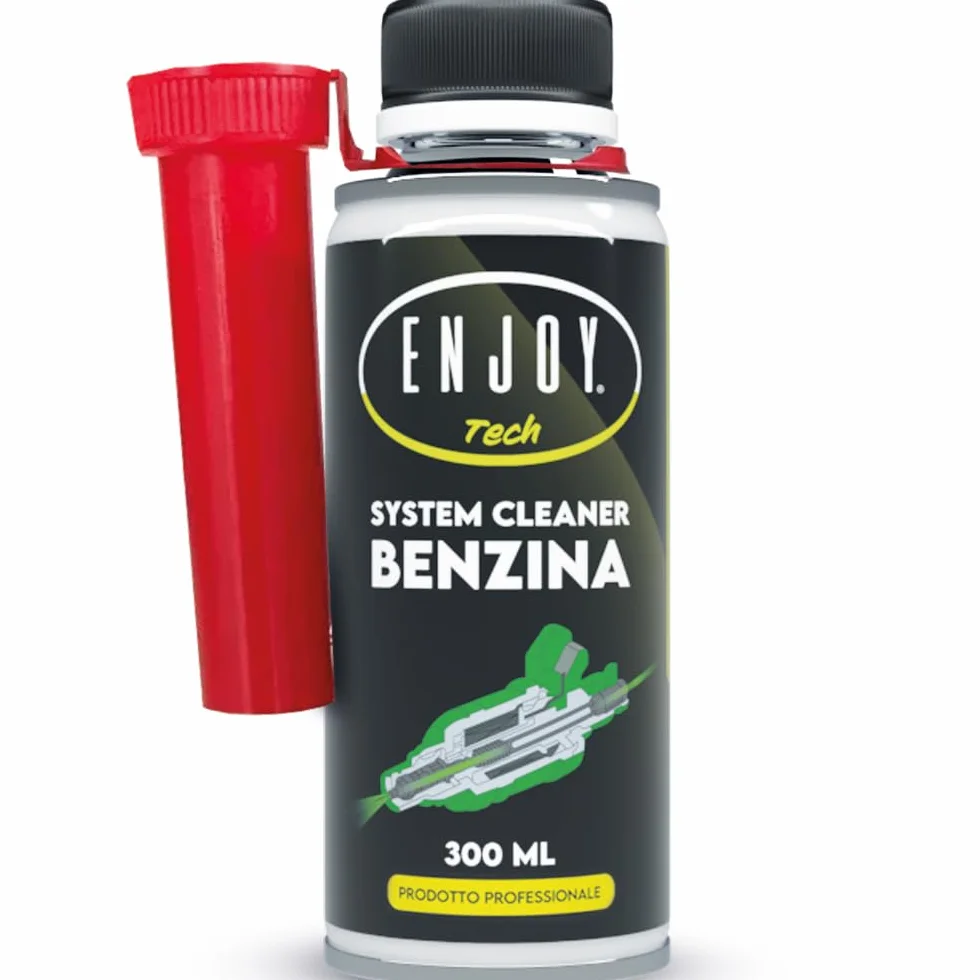 ENJOY TECH System Cleaner Benzina 300 ml | Additivo per Motori Benzina Pulisce Iniettori