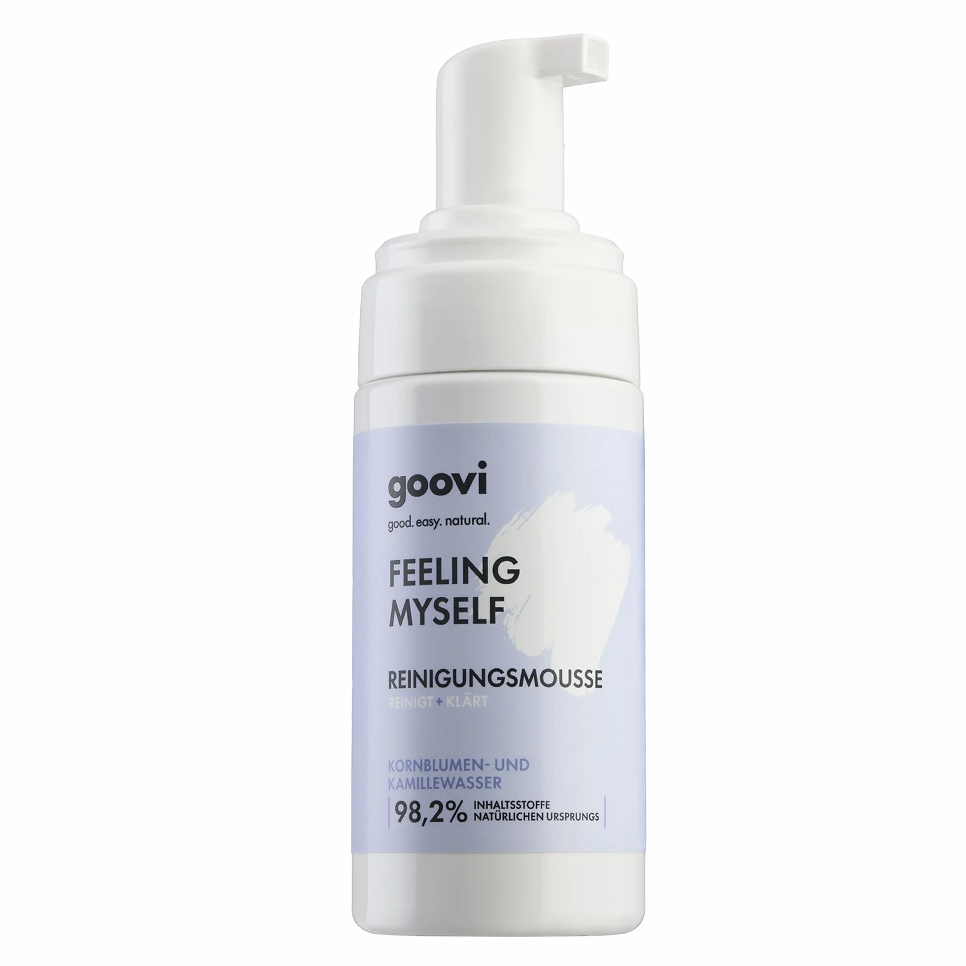 GOOVI Feeling Myself Cleansing Mousse – Schiuma detergente delicata per il viso – Pulizia del viso per pelli sensibili – 100 ml