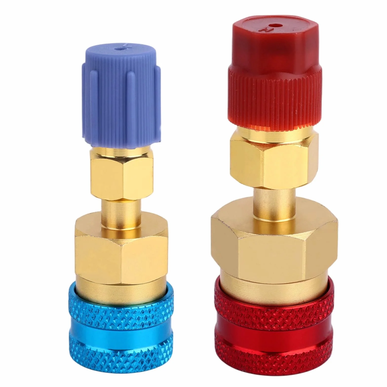 Kit Adattatore R1234yf R134a Conversione Plug And Play Alta/Bassa per Ricarica Svuotamento Refrigerante AC