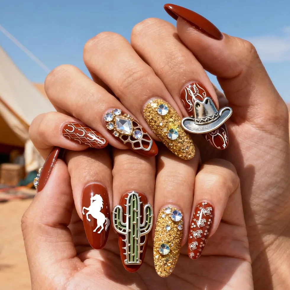 PH PandaHall 4 piastre per stampaggio unghie cavallo corsa modello nail art animali unghie arti stencil ferri di cavallo manicure design timbro unghie piastre immagine per donne manicure fai da te