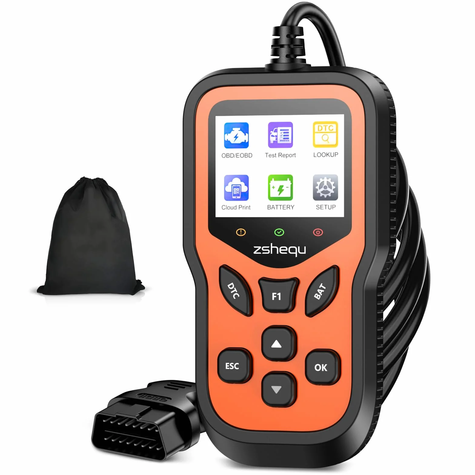 Scanner OBD2 EOBD Diagnostica Motore Multimarca Professionale Lettore Codici Errori per Audi BMW Tutti i Veicoli