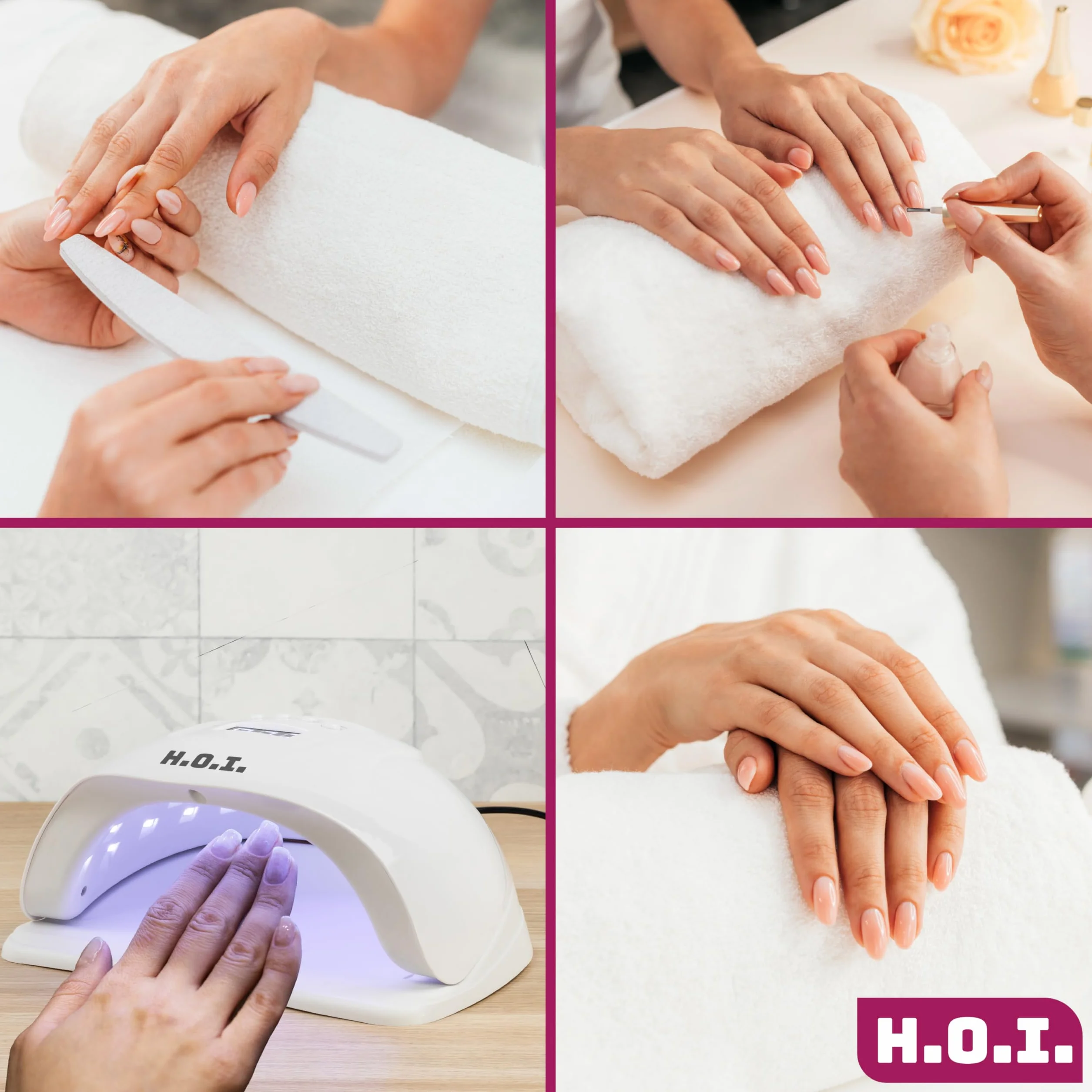 Lampada Unghie UV LED 48W Professionale con Sensore Automatico e Timer (30s/60s/90s) – Asciuga Smalto Semipermanente, Gel Ricostruzione, Nail Art, Manicure e Pedicure, Uso Domestico e Salone