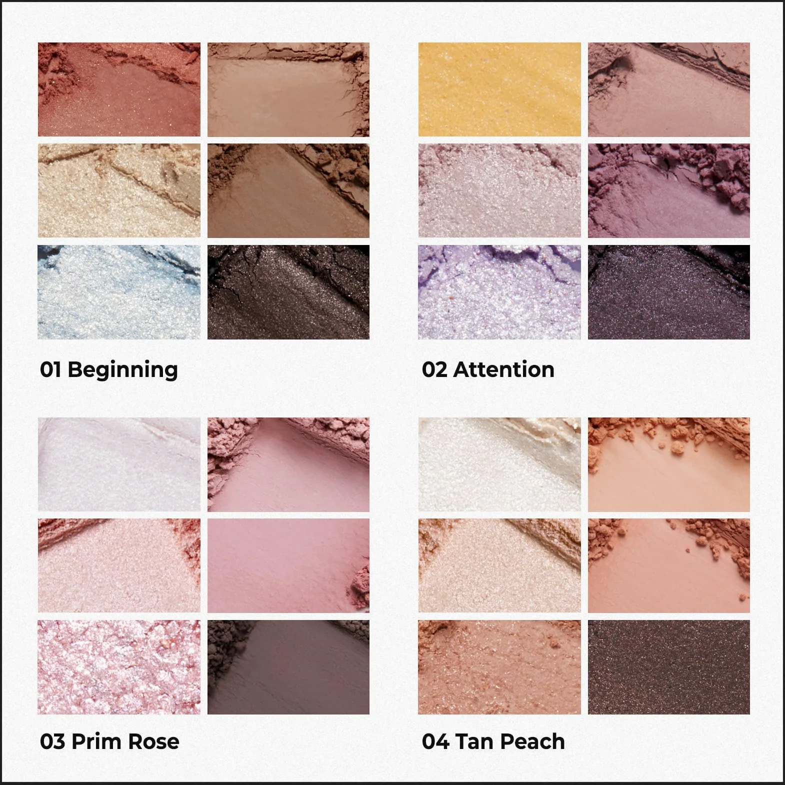 Laka Forever 6 palette di ombretti, 6 tonalità opache, luccicanti e scintillanti, a strati, colori facili da sfumare per un look quotidiano e vivace, vegano, K-Beauty