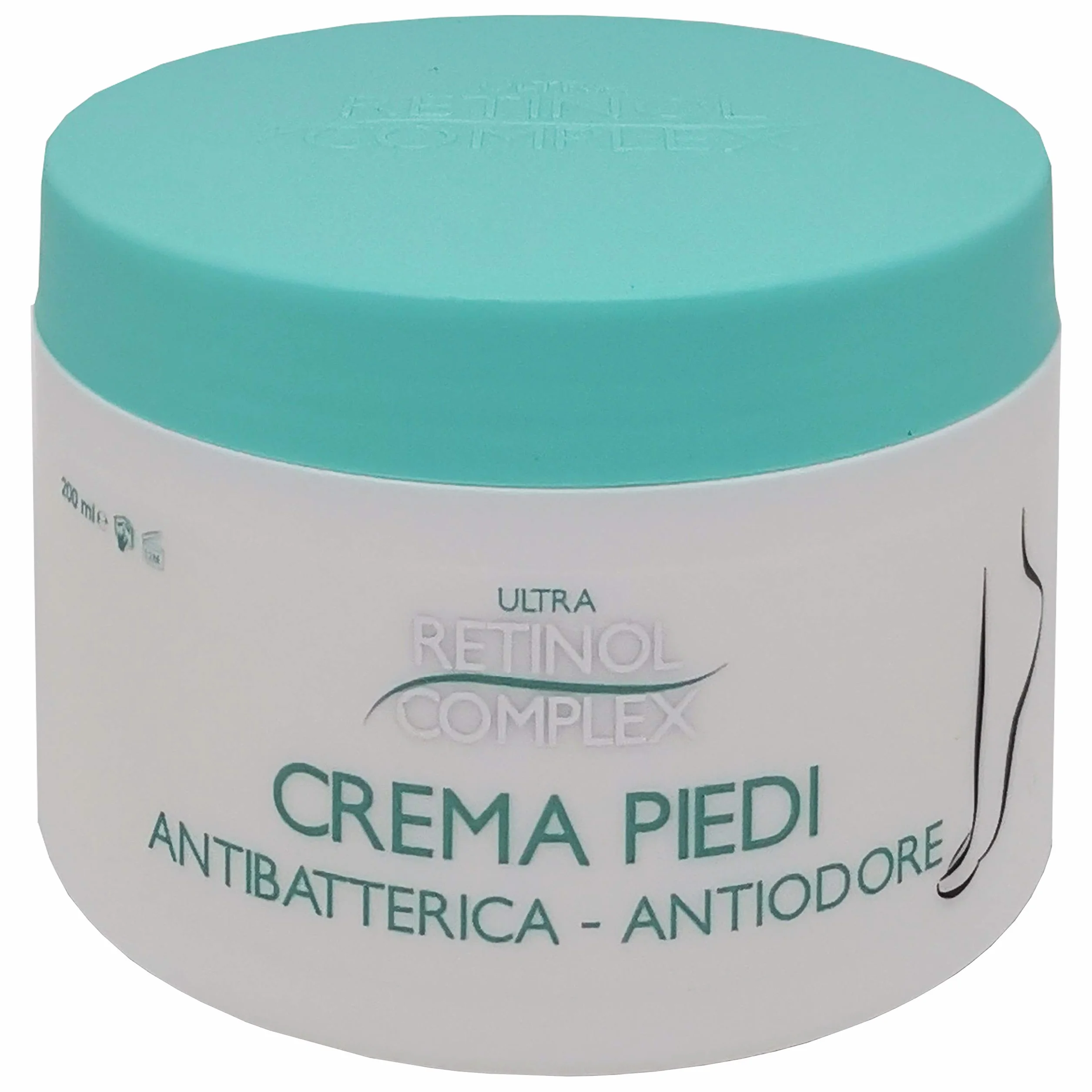 Retinol Complex Crema Piedi Antibatteria Antiodore Idratante Purificante Defaticante