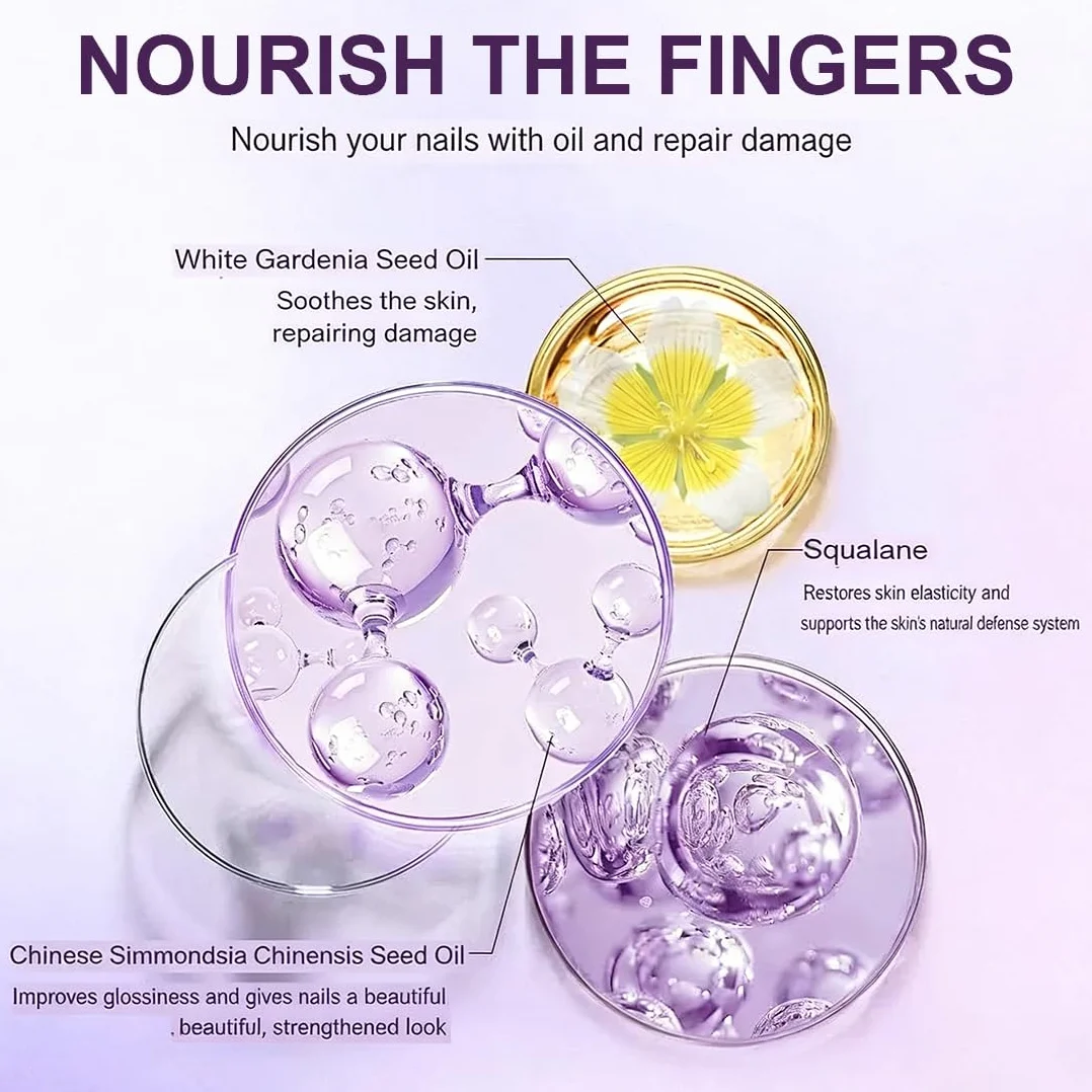 3 Pezzi Olio Cuticole Unghie, Penna per Olio Set di Oli per Cuticole, Trattamento delle Unghie, Nail Moisturizer, Nail Care Pen Formula Non Grassa