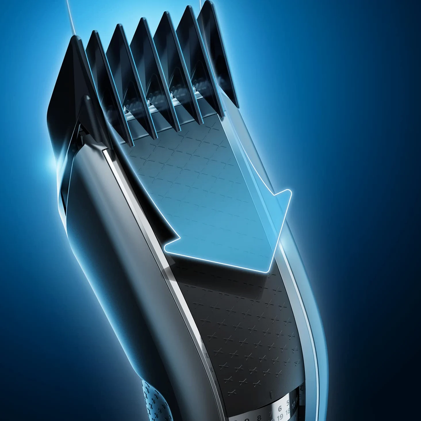 Philips Hair Clipper Serie 5000 Regolacapelli con Tecnologia Trim-n-Flow e DualCut (modello HC5650/15)