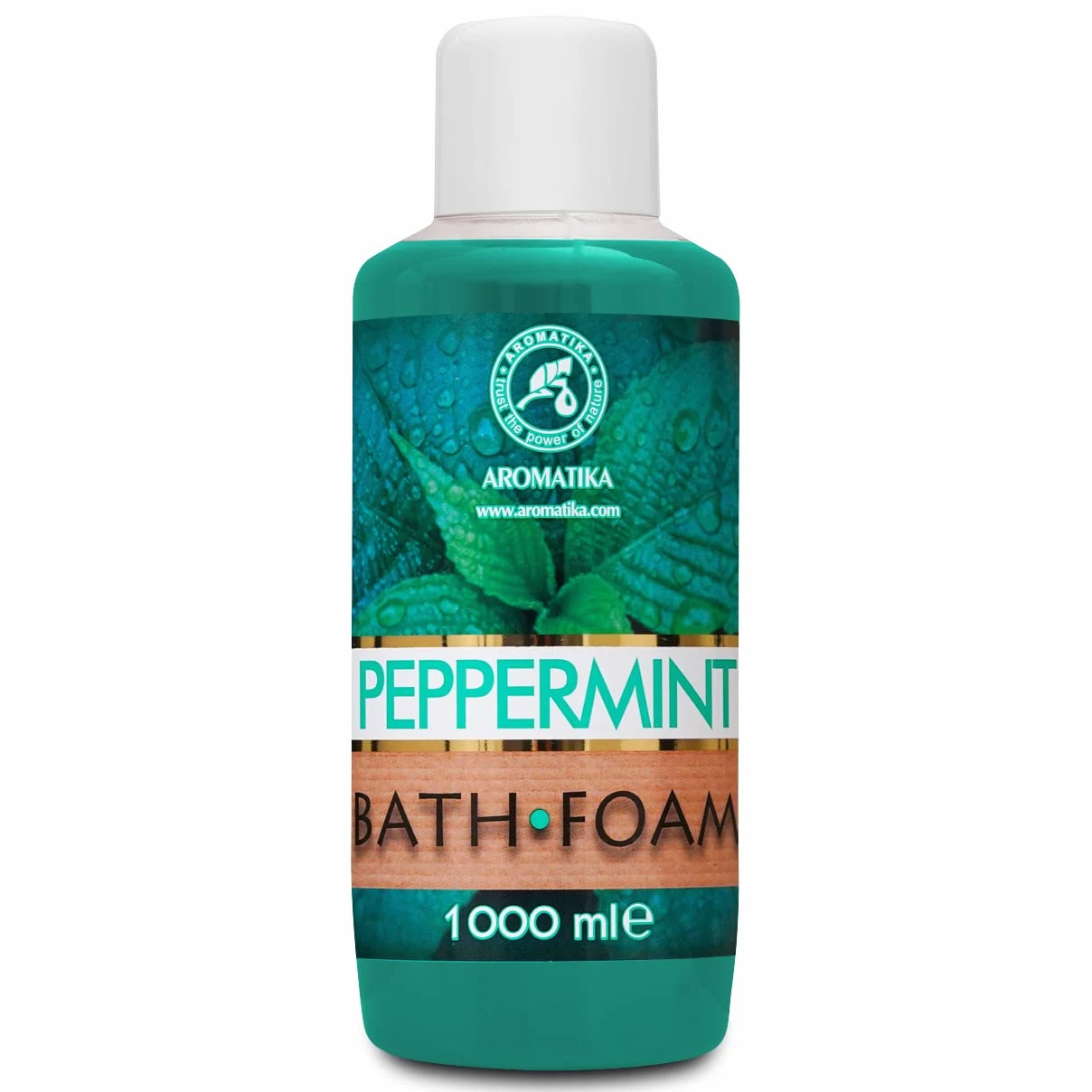 Bagno Schiuma con Olio Essenziale di Menta Piperita 1000ml - Cura del Corpo - Buon Dormire - Bellezza - Bagno - Cura del Corpo - Benessere - Relax - Aromaterapia - Bagnoschiuma - Bath foam Peppеrmint