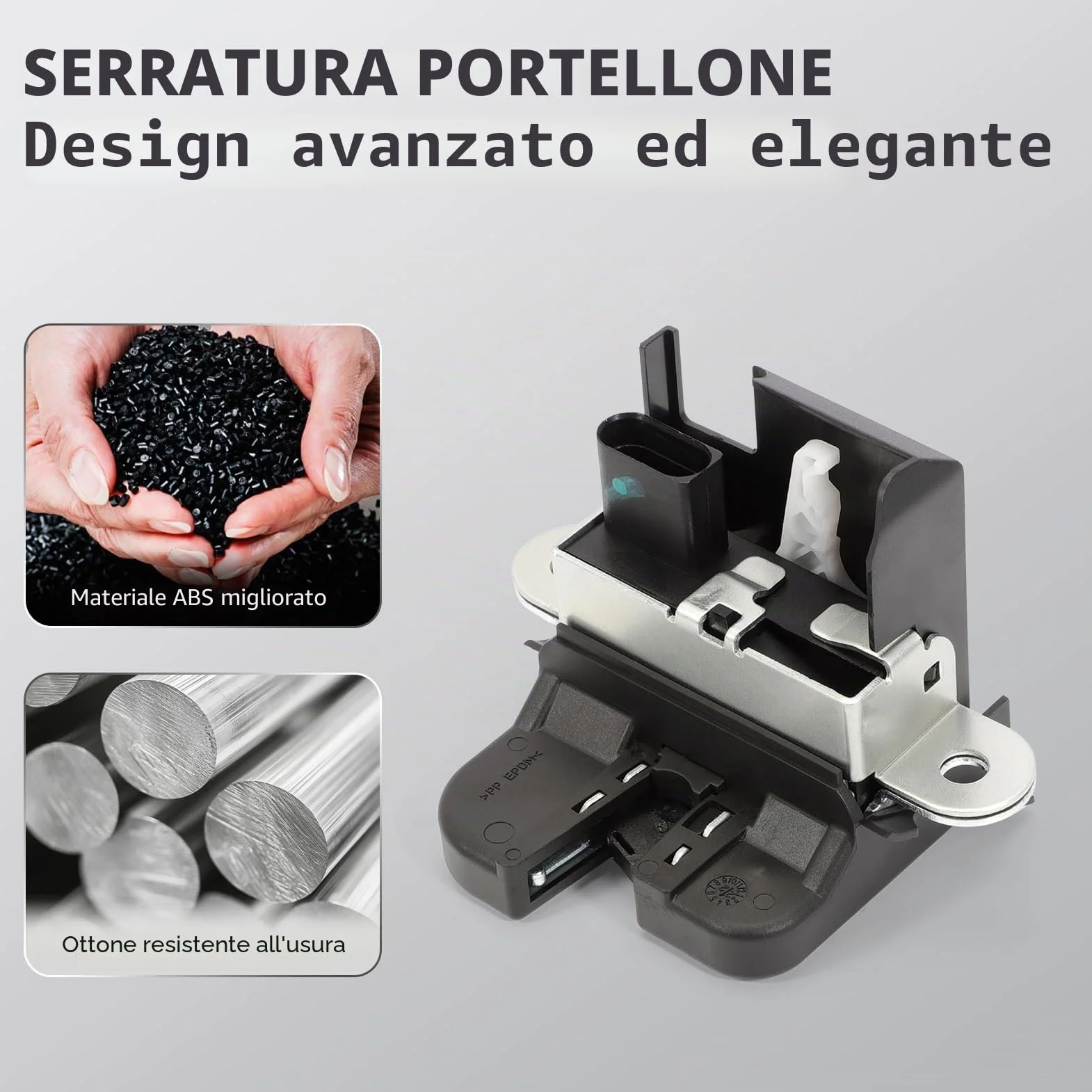 Serratura Portellone Bagagliaio 5M0827505E 1K6827505E do VW Golf MK5 MK6 Tiguan Seat Altea Leon Ibiza Toledo