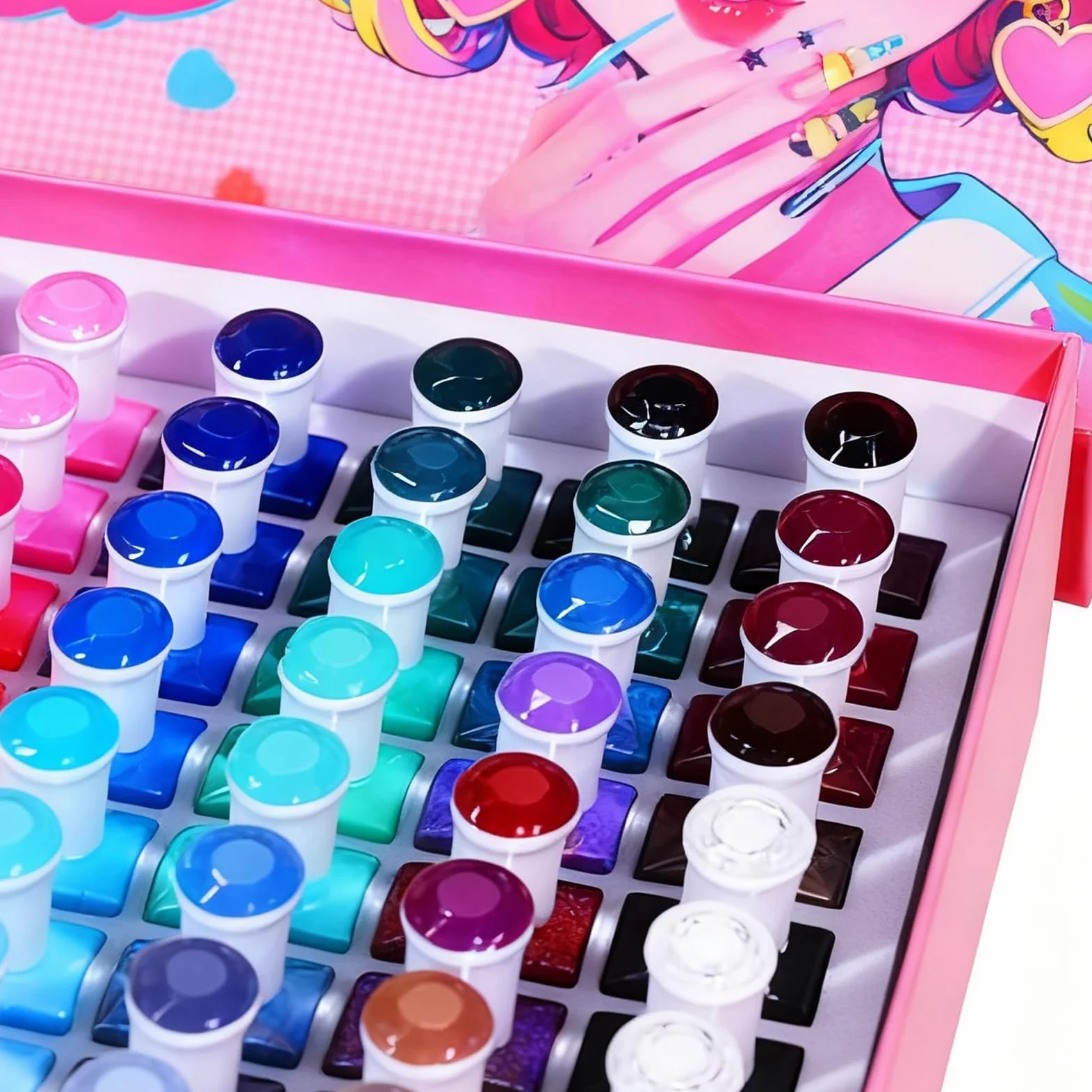 Kit Smalto Gel 60 Colori A Lunga Durata Con Asciugatura Rapida Per | Smalto Gel Per Unghie Per Casa Salon Manicure Spa Viaggio Matrimonio Festa Sposa Vacanza Festival