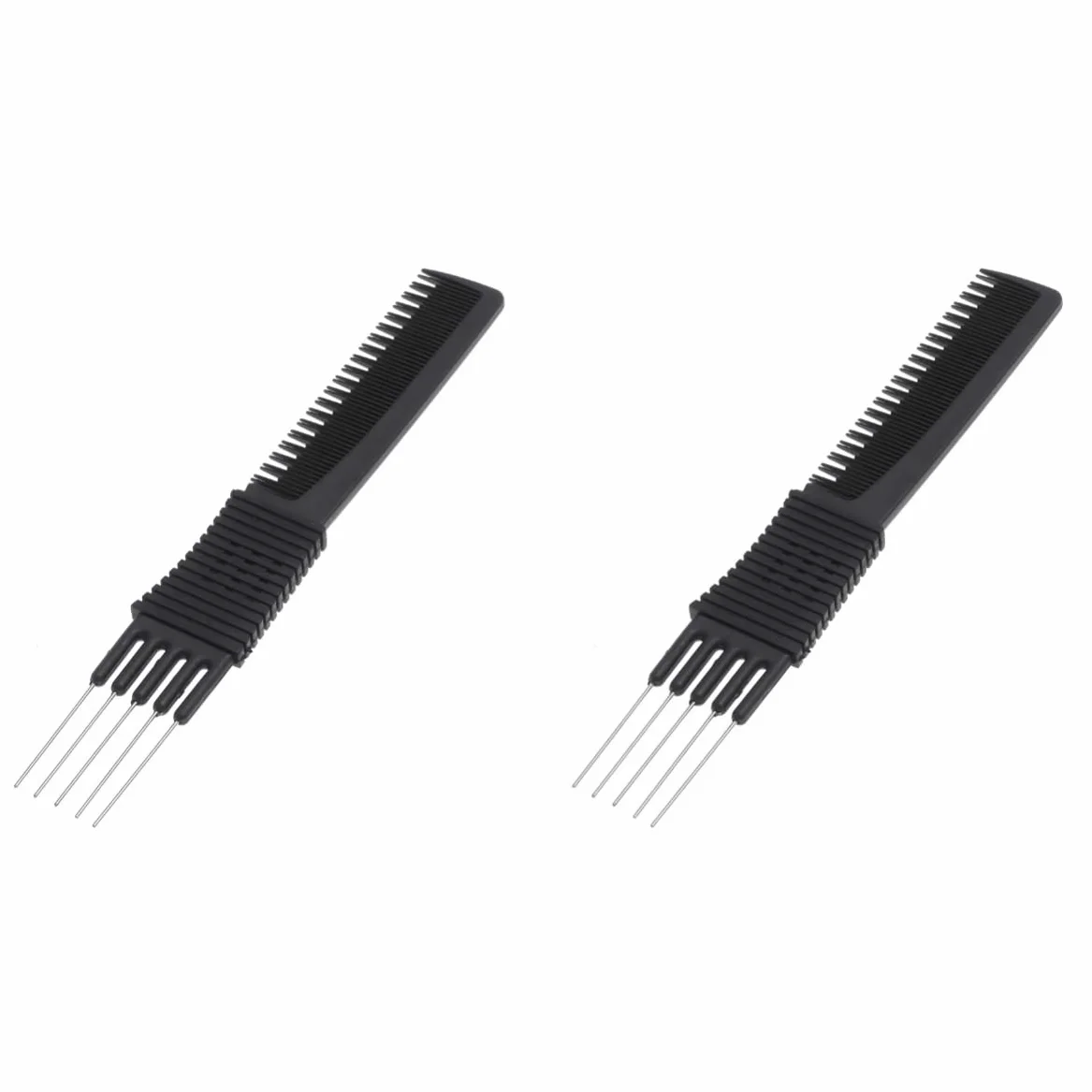 capelli 30 pezzi con forniture spesse in metallo Taglio da salone, pettine riccio in acciaio ad ago Scegli il nero Usa inserto da presa in giro professionale Forchetta ondulata da barbiere for lo styl