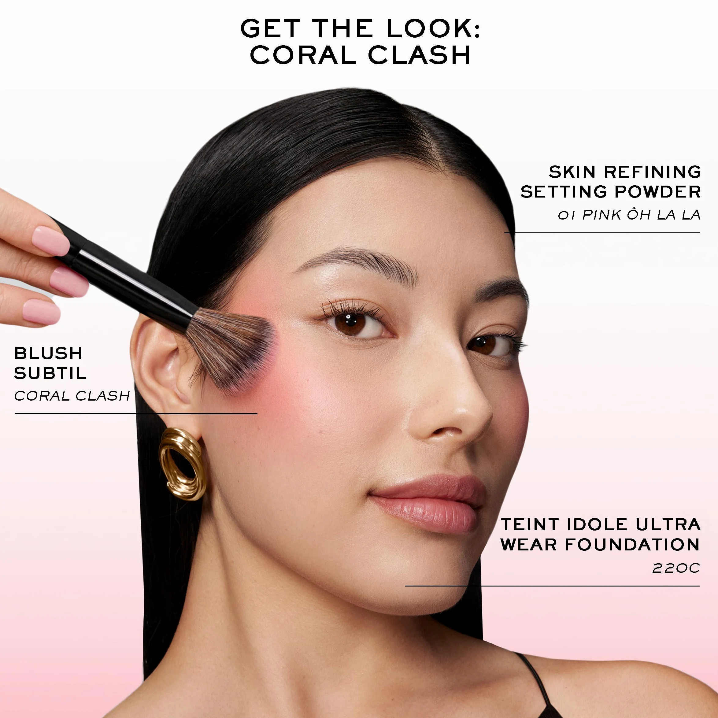 Lancôme Blush Subtil Berry Bisou 1000, fard in polvere, 5,1 g | Blush a lunga durata in rosso delicato per una carnagione fresca, copertura da leggera a media, finitura delicata in totale
