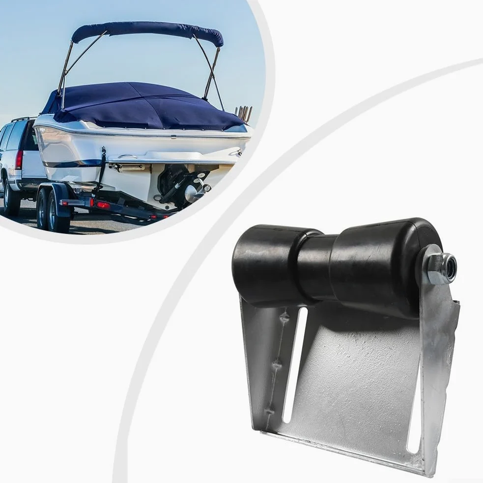 Kit Rullo Gomma per Rimorchio Barca Kit Rullo Gomma per Rimorchio | Acciaio zincato, gomma per premium, resistenza deformazione, durabilità massima, anti-corrosione