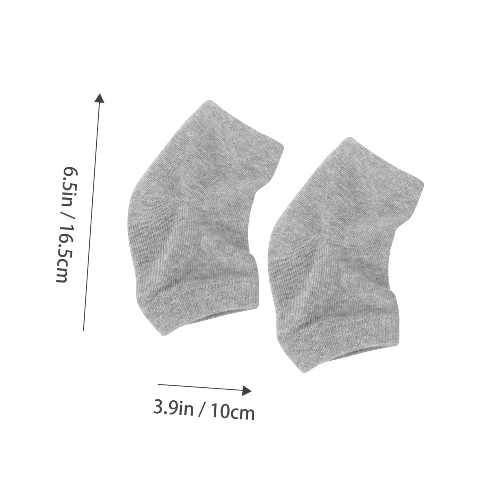 FRCOLOR 4paia Socks Gel Idrogel Per Talloni Di Calze Idrorepellenti Anti-crack Per Uomo e Donna Confezione Protezione Comfort Per Pelli Secche e Screpolate