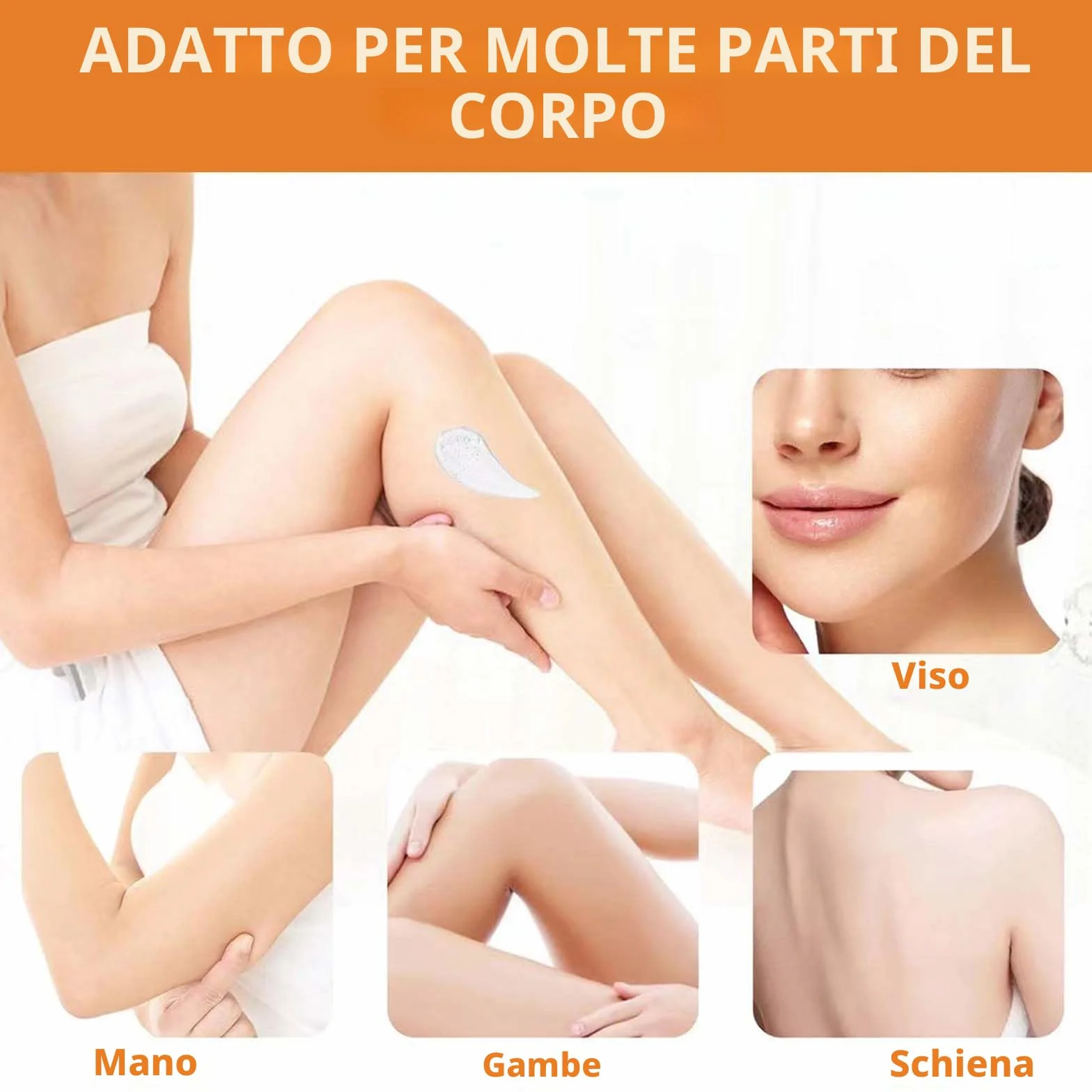 Gel esfoliante arancione, gel idratante per viso e corpo, esfoliante viso per pulizia profonda, esfoliante viso naturale all'arancia (2 pezzi)