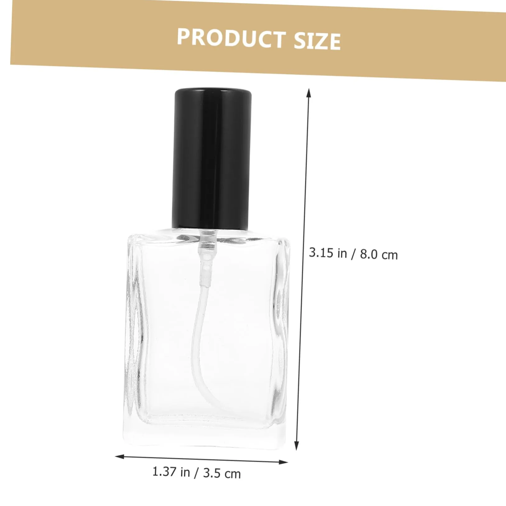 FRCOLOR 12 Pezzi Bottiglie Spray per Profumo da 15ml in Trasparente, Portatili e Leggere, Adatte per Varie Soluzioni, per Chi Viaggia Spesso
