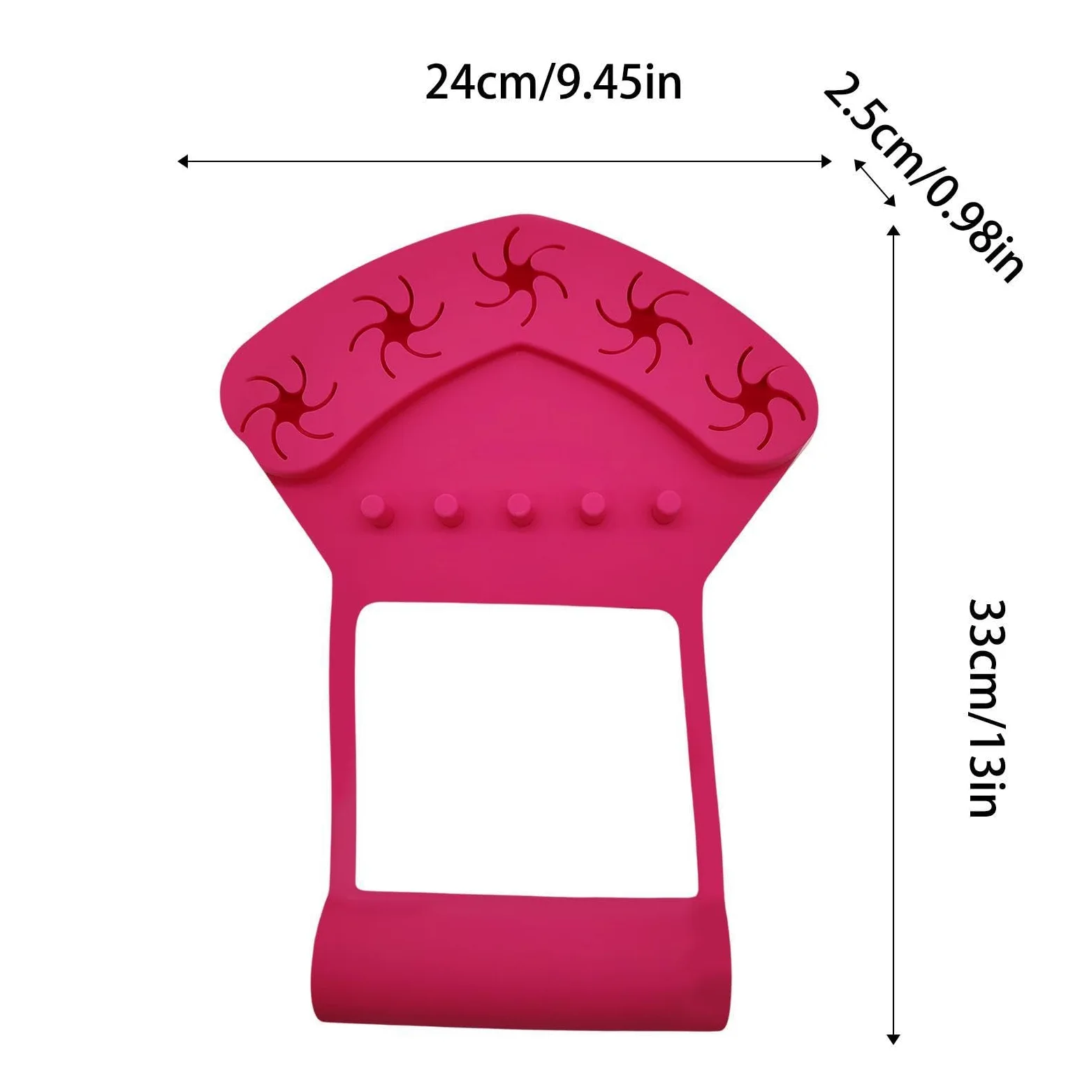 Tappetino in silicone per le unghie Cuscinetto antiscivolo da manicure | Portadita da Lucidatura Unghie per Donne, Trucco, Pratica, Pittura, Salone, Festa, Laboratorio