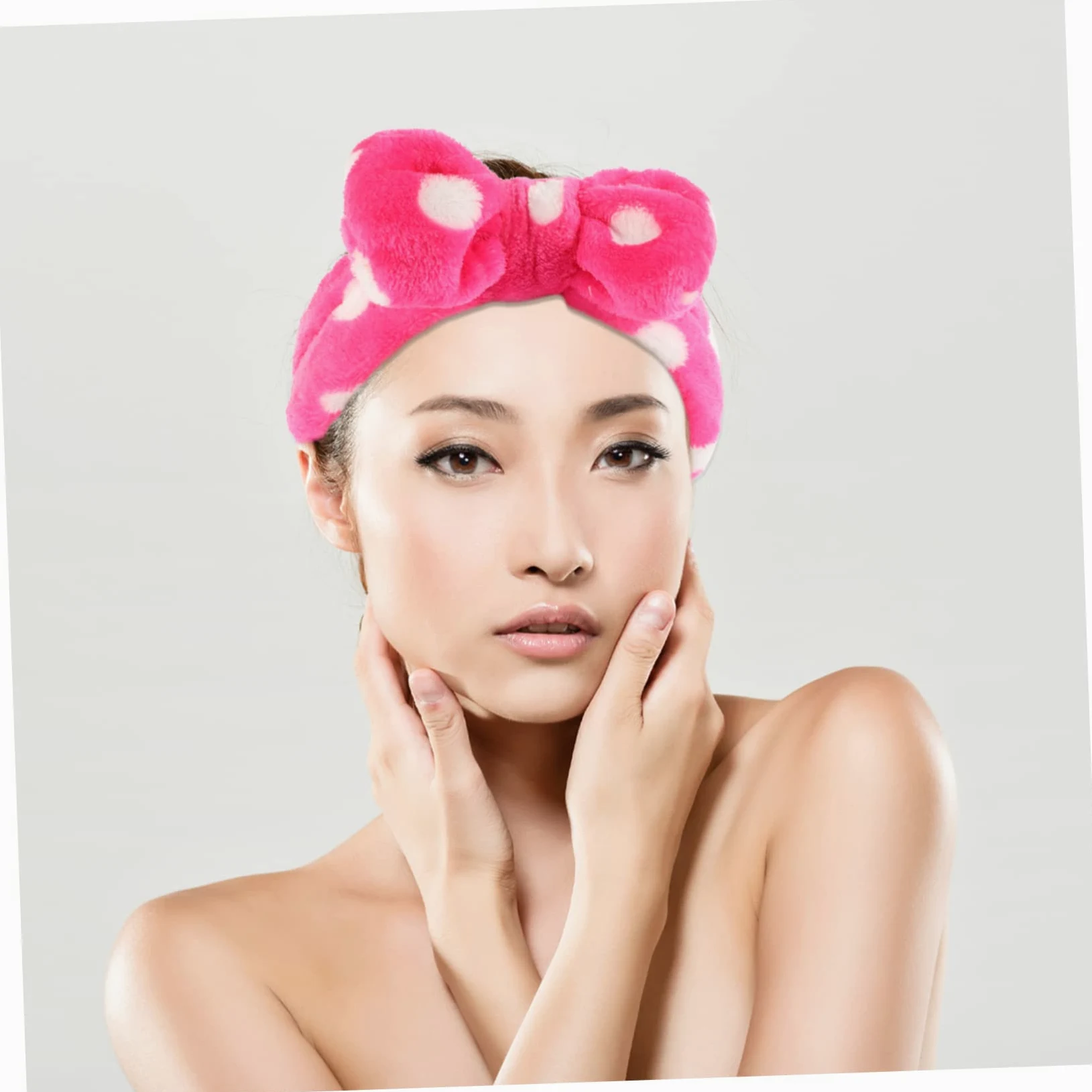 FRCOLOR 3 Set Di Fasce Per in Pile Di Corallo Fasce Per Da Spa Per Donne Per Per Il Trucco Set Di Per Per La Della Pelle 6 Pezzi * 3