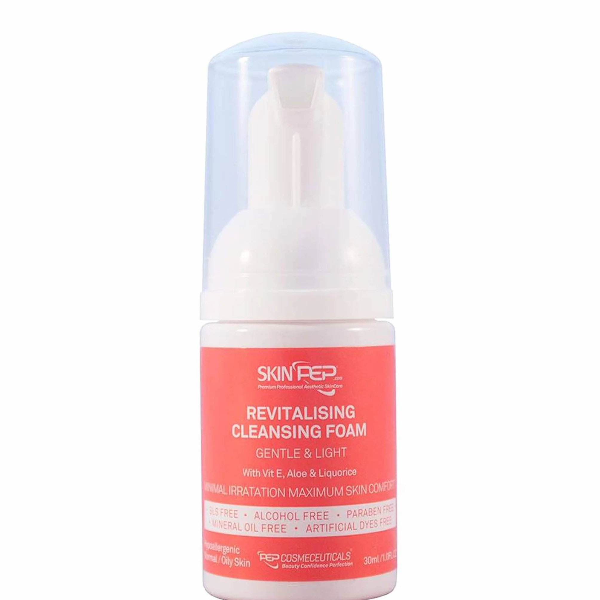 Schiuma detergente rivitalizzante – detergente viso delicato e leggero + filtro di secrezione di lumaca + estratto di centella asiatica + vitamina E + aloe vera – struccante (100 ml) pelle coreana di