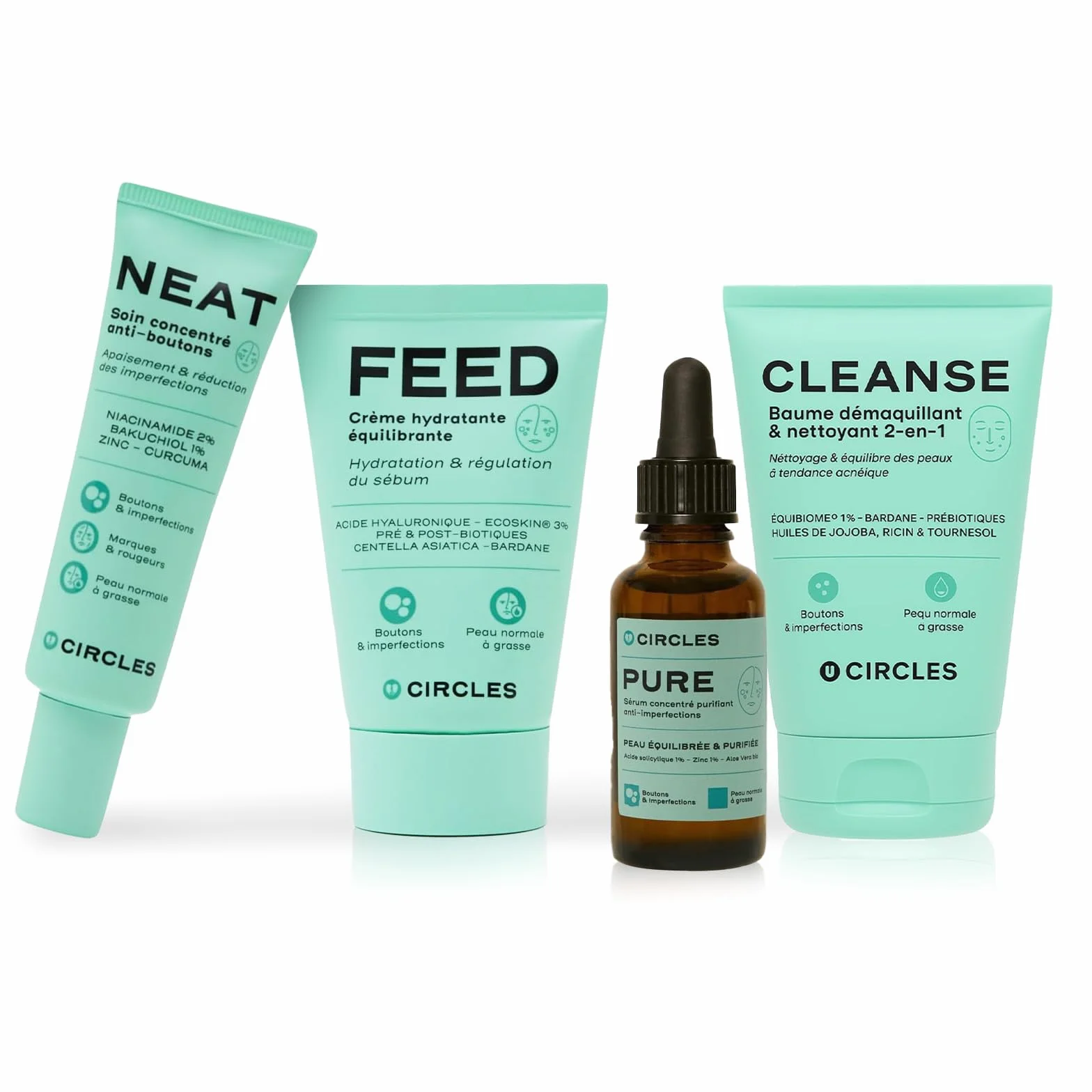 Circles CLEANSE Struccante e Detergente Viso Balsamo in Olio 100 ml