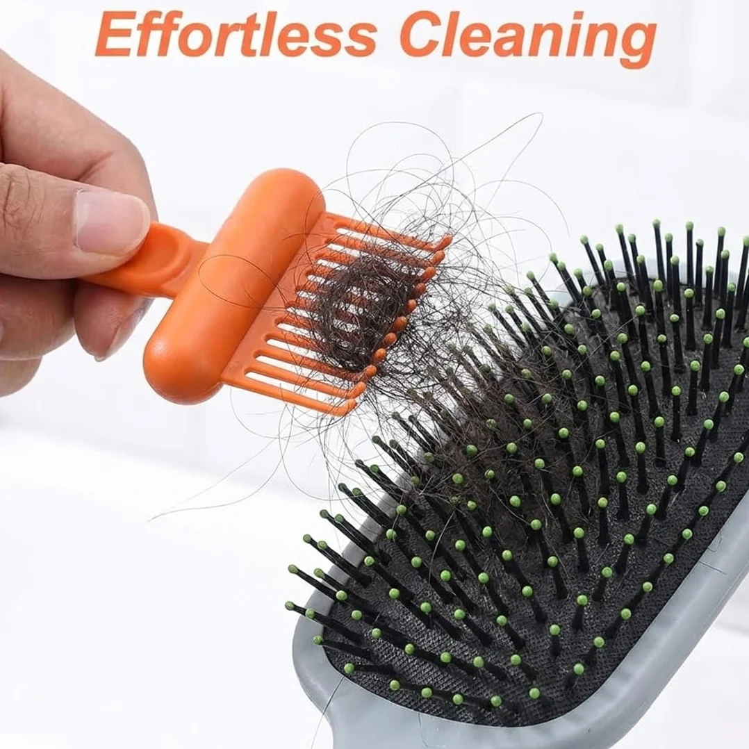 Spazzola Pulizia Pettini 2 Pezzi, 2-in-1 Strumento Rimuove Polvere e Capelli per Salone Domestico Professionale