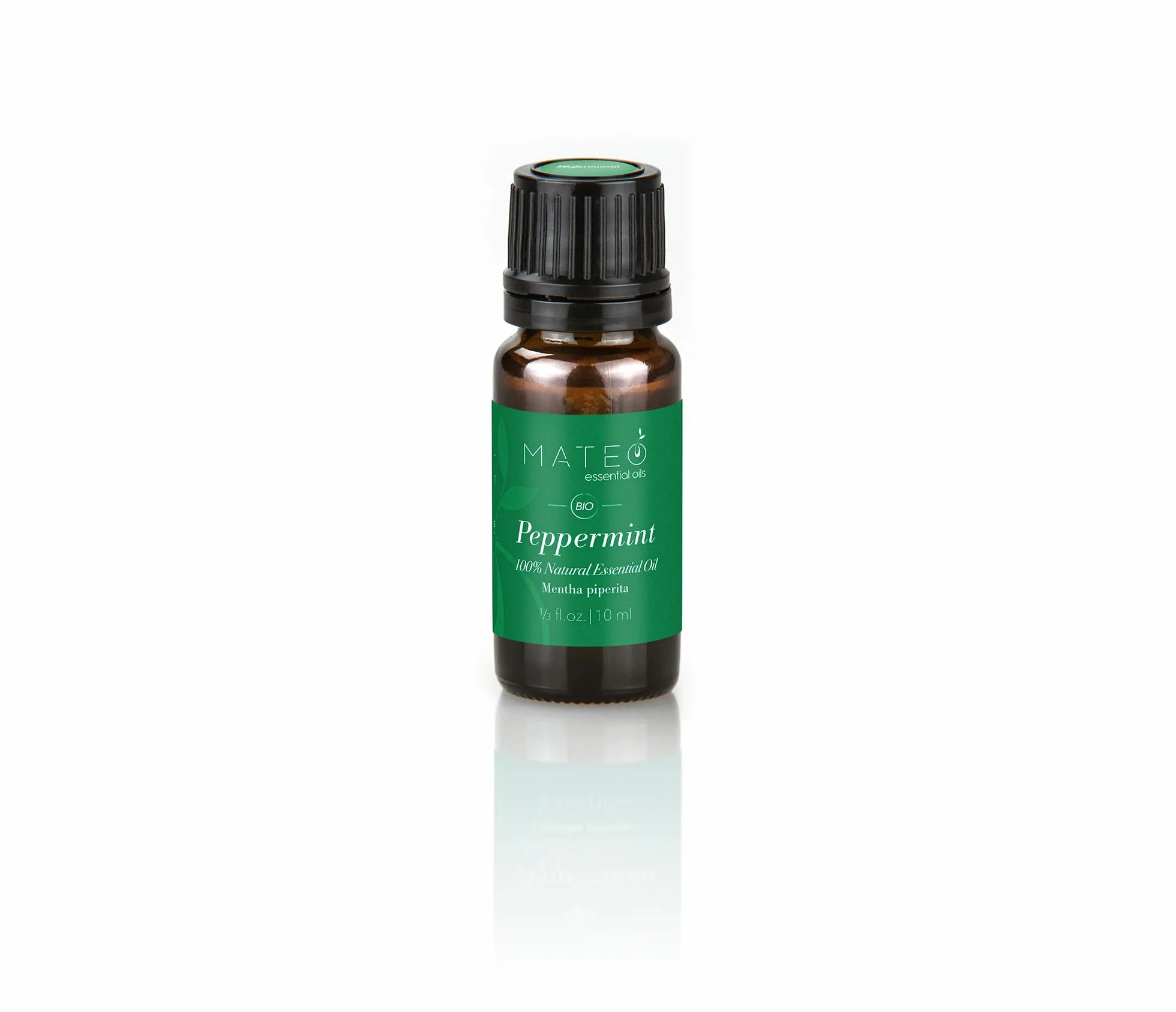Olio Essenziale di Menta Piperita 100% Puro Naturale Qualità Terapeutica Aromaterapia 10 ml