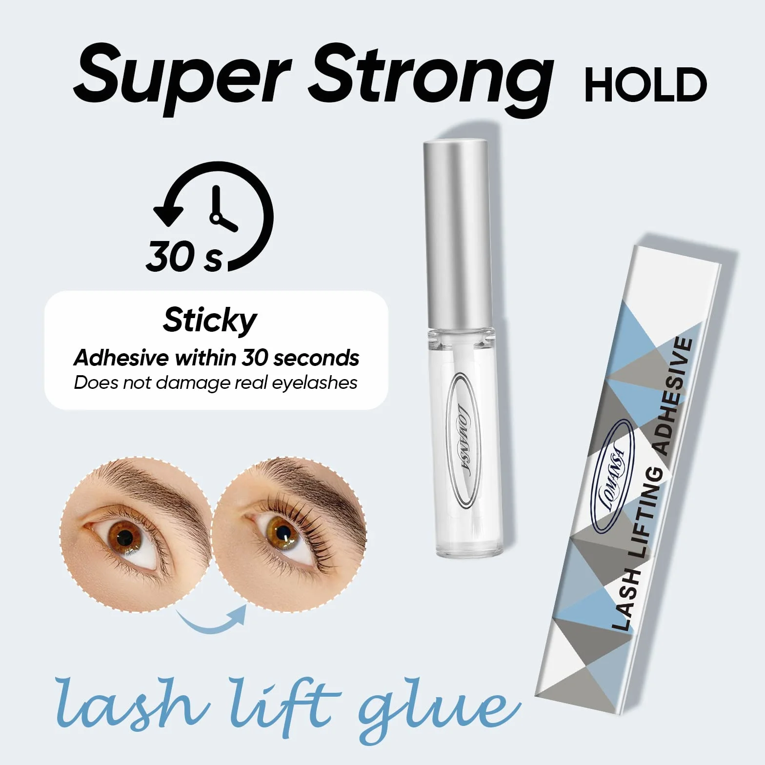 Colla Laminazione Ciglia 5ml, Lash Lift, Sollevamento Ciglia
