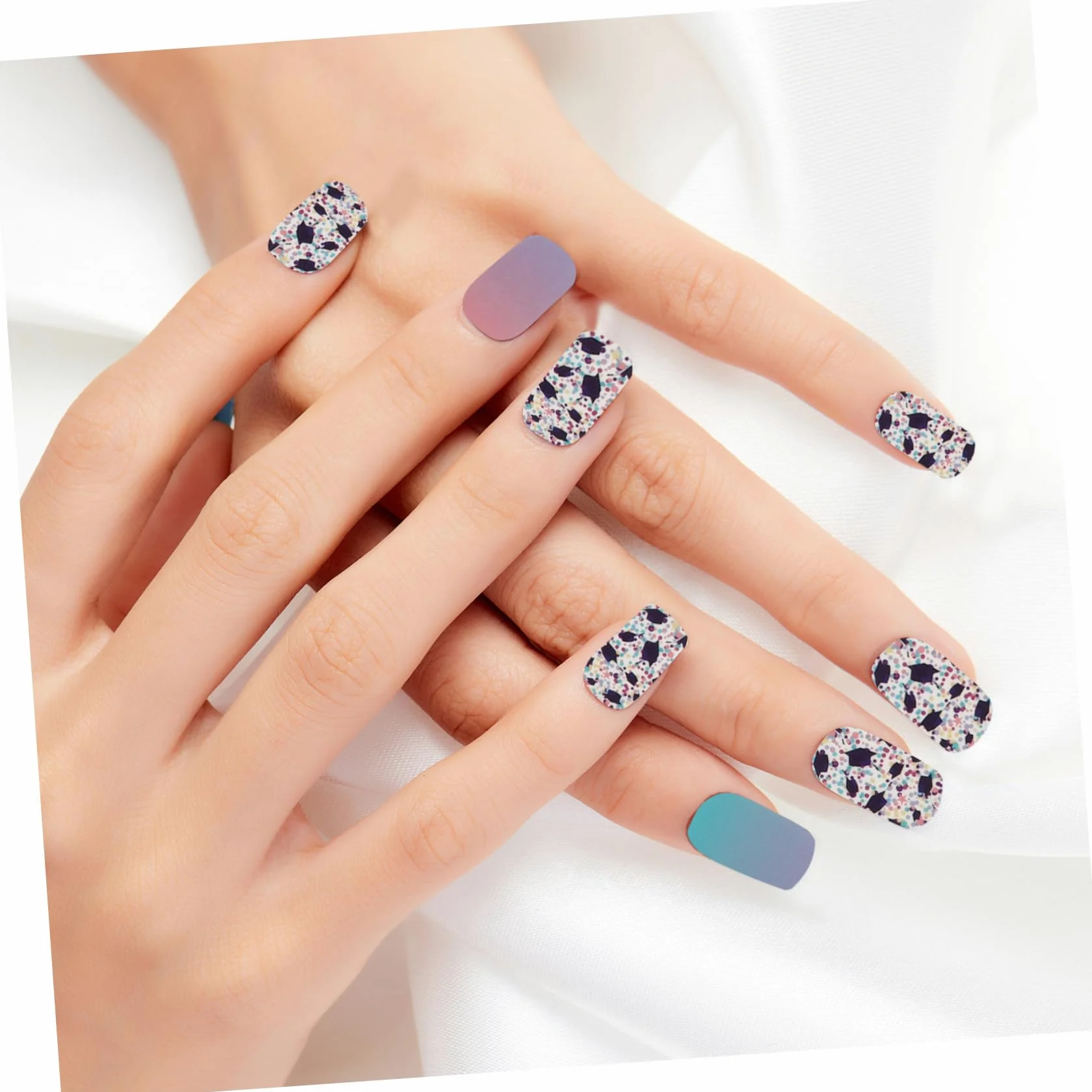 CALLARON 32 Fogli Adesivi Unici per Decorazione Unghie Stickers Manicure con Design Creativo per Look Distintivo e Alla Moda