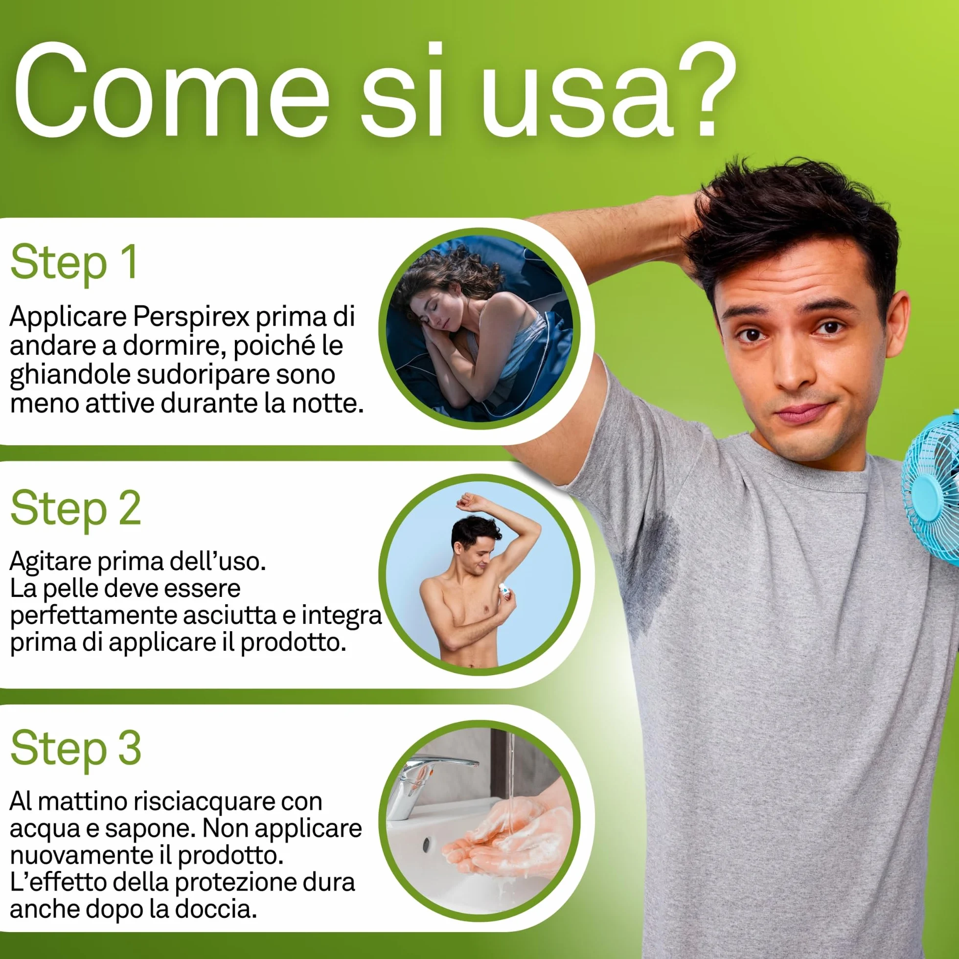 Perspirex Comfort Roll-on Antitraspirante Ascelle 20ml Senza Profumo Pelli Sensibili