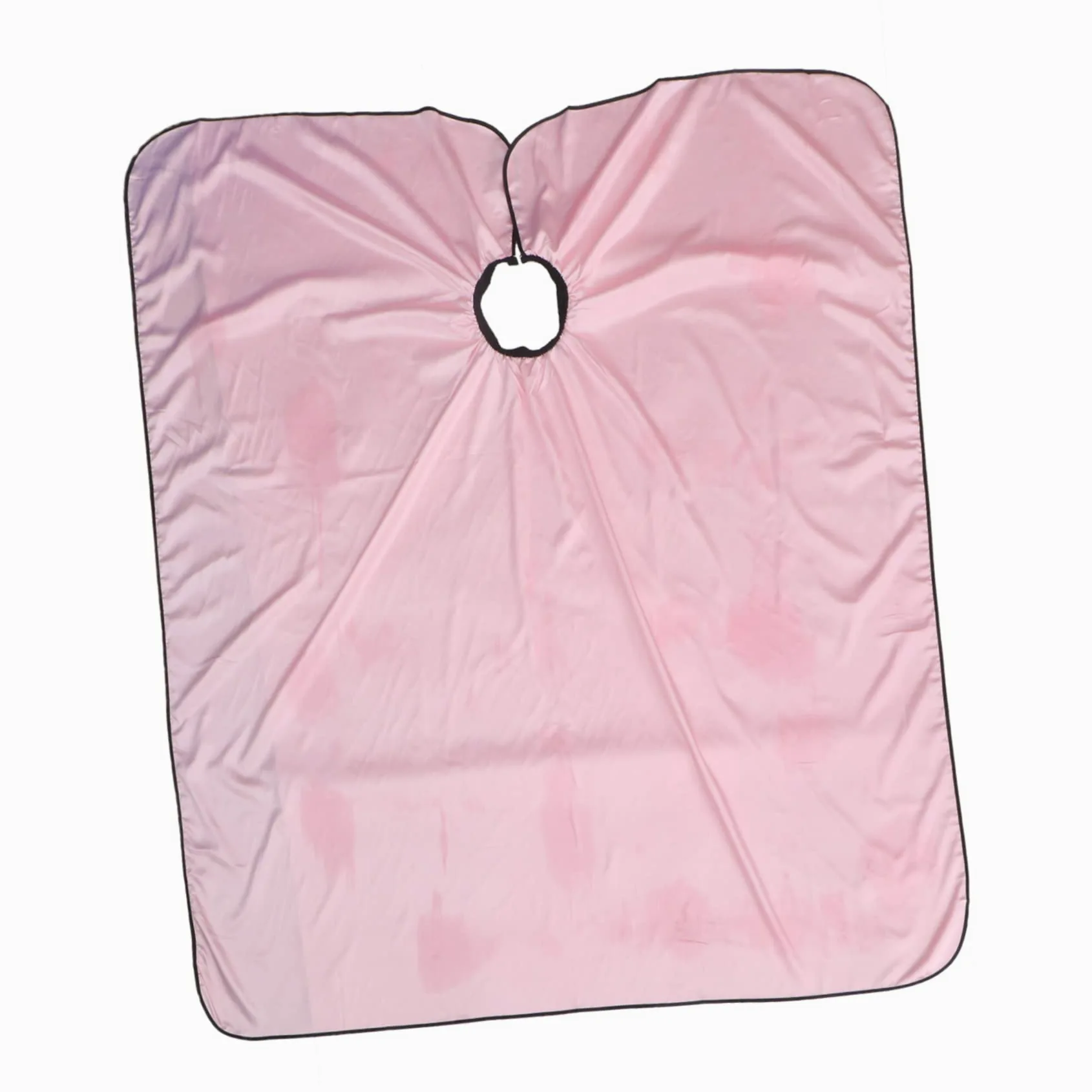 Mantellina Facile da Pulire in Tessuto Sintetico per Taglio Capelli e Protegge L'abbigliamento Rosa per Parrucchieri e Clienti in Salone