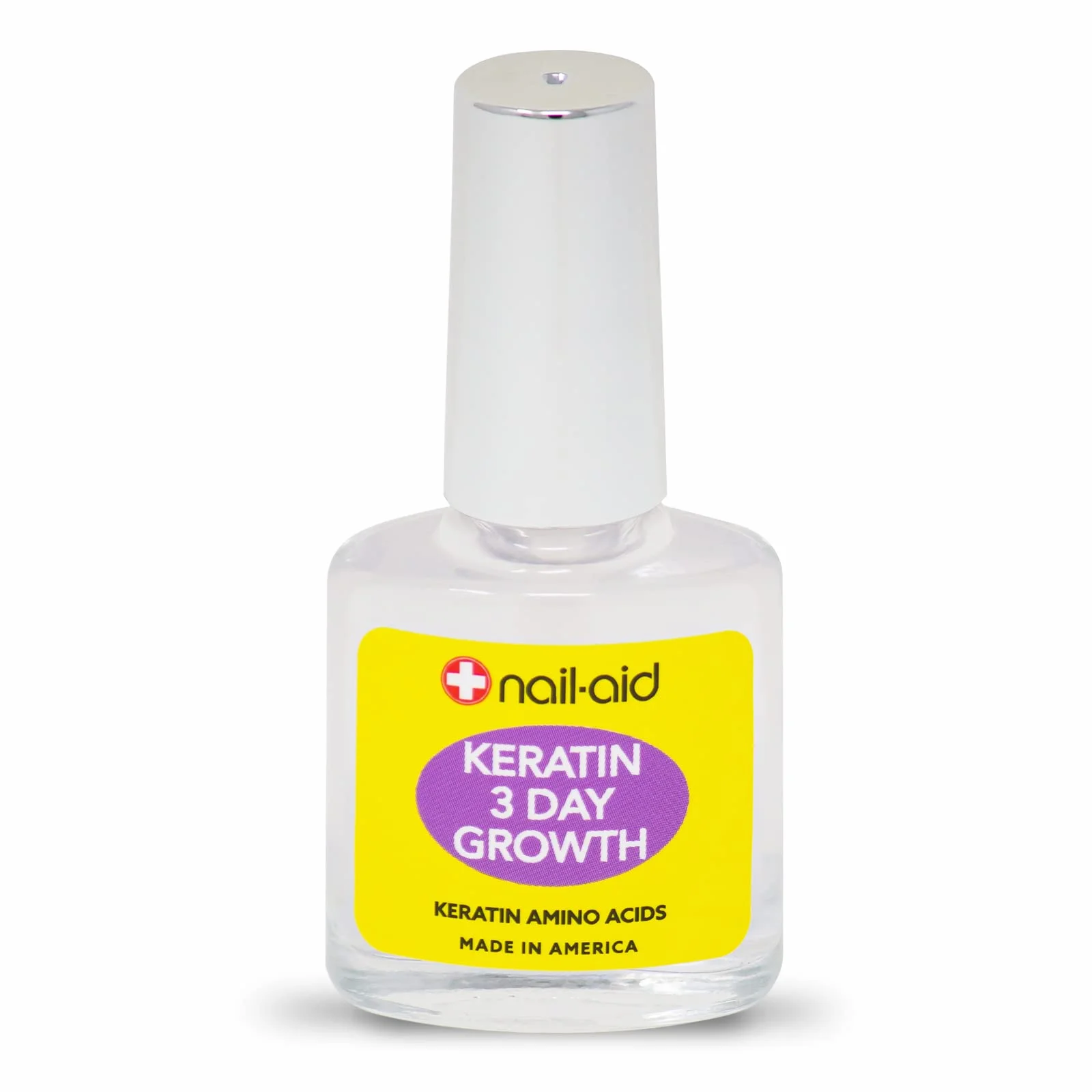 Nail-Aid Crescita di 3 giorni alla cheratina per unghie, 0,55 fl oz