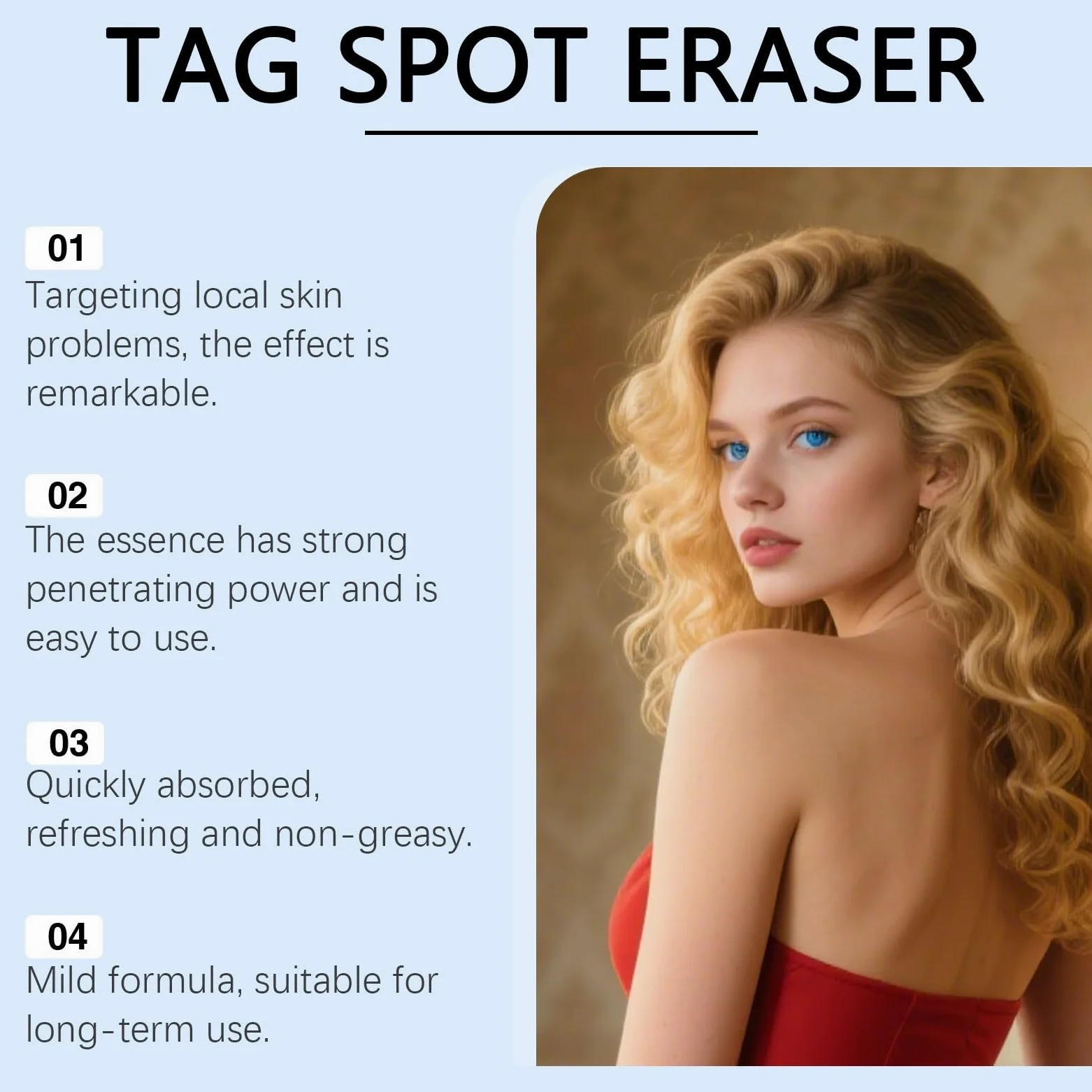Eraser 7 giorni escrescenze e macchie – Roller gel naturale, uomo/donna. | per la cura della pelle Stimola il rinnovamento della pelle: Formula botanica con olio di tea tree e vitamina E.