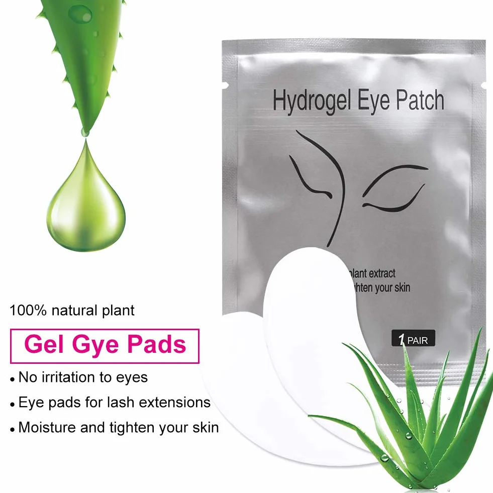 Patch Ciglia 50pcs Patch Extension Ciglia Cuscinetti per Gel per Occhi Eye Gel Pads