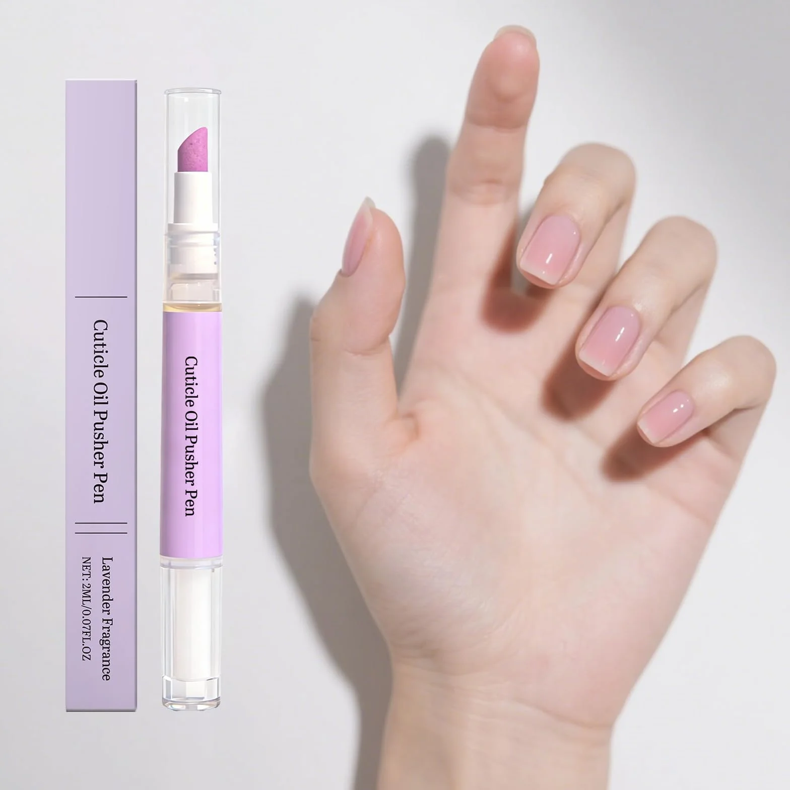 Rimuovi cuticole liquido, penna olio cuticole 2 in 1, penna spingi cuticole, Nail Care, penna a olio spingi cuticole, cura per la riparazione delle unghie secche e danneggiate (1 pezzo)