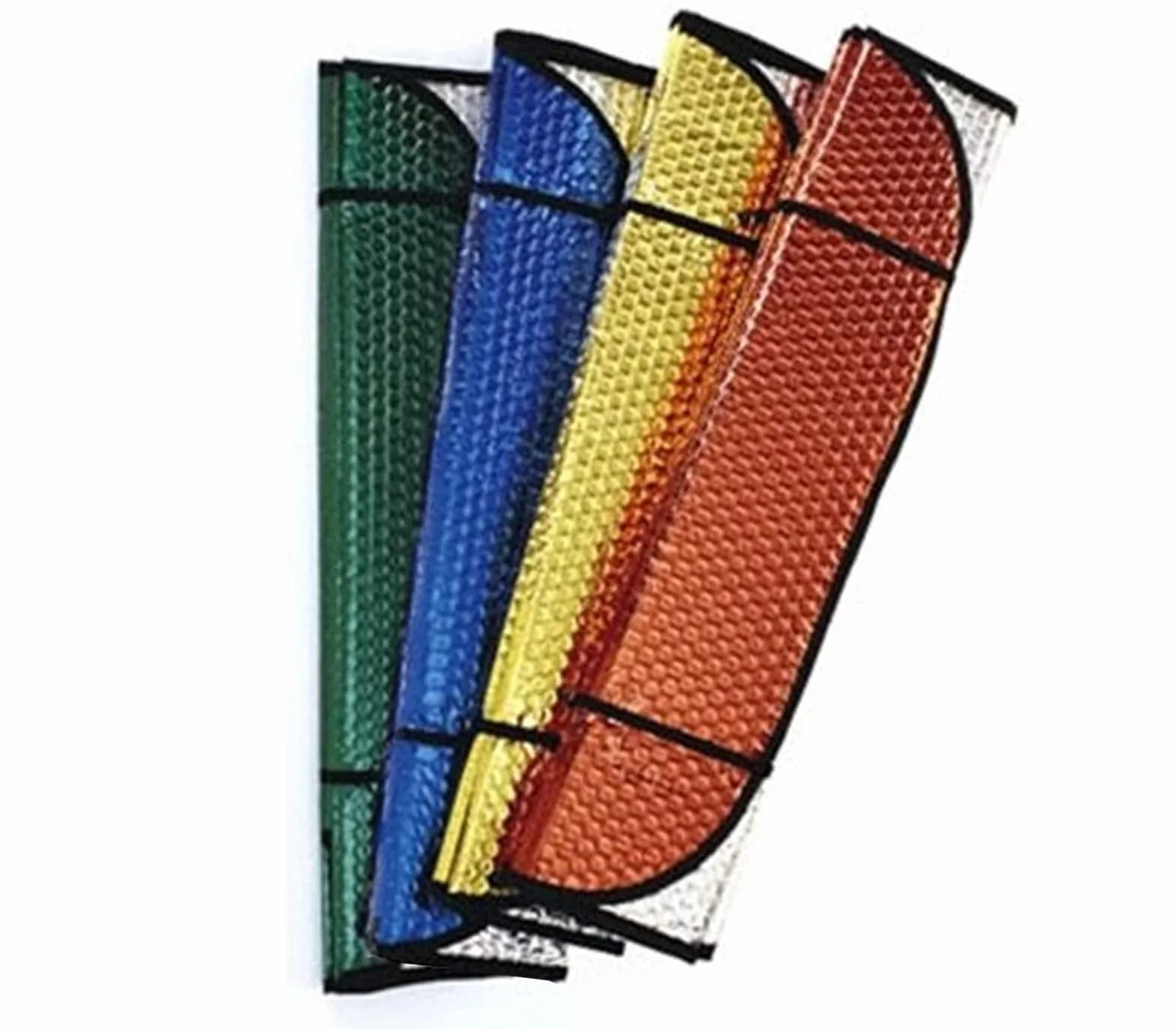 Parasole per auto Parabrezza interna pieghevole con elastici e ventose coperture sole raggi UV Blu