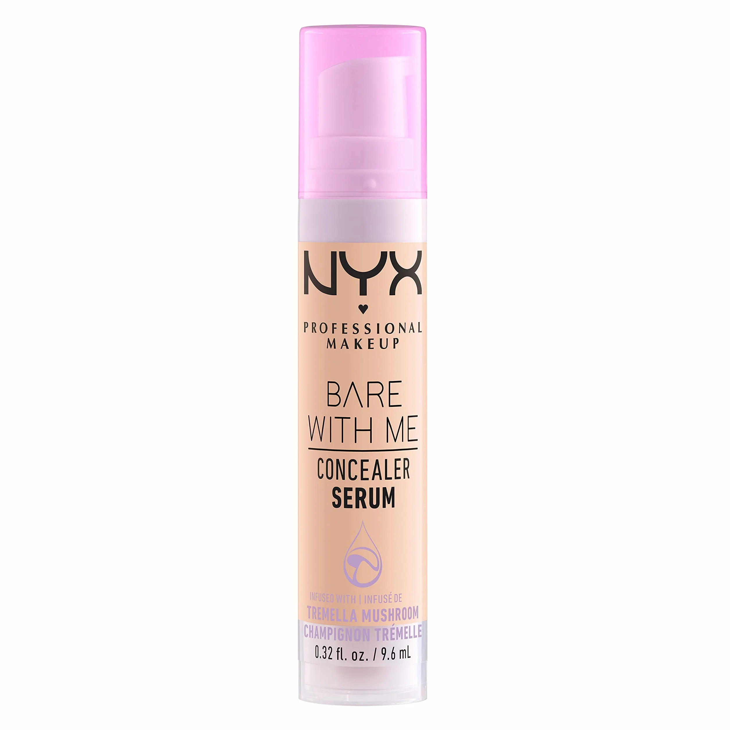 NYX Professional Makeup Bare With Me, Siero Correttore, Naturale, Copertura Media, Vanilla, 9.6ml