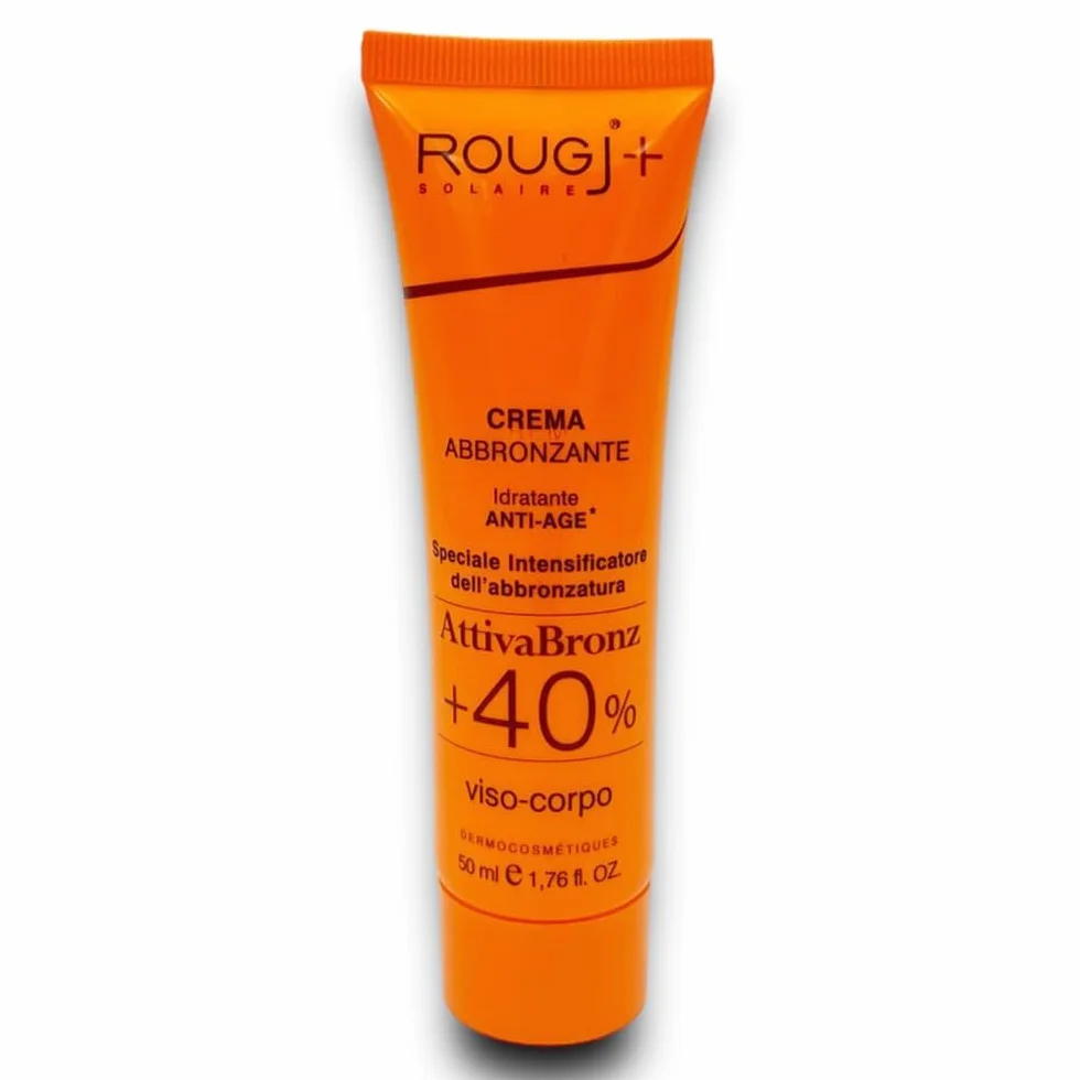 Rougj Attiva Bronz Crema Abbronzante Antirughe Viso Corpo 50Ml