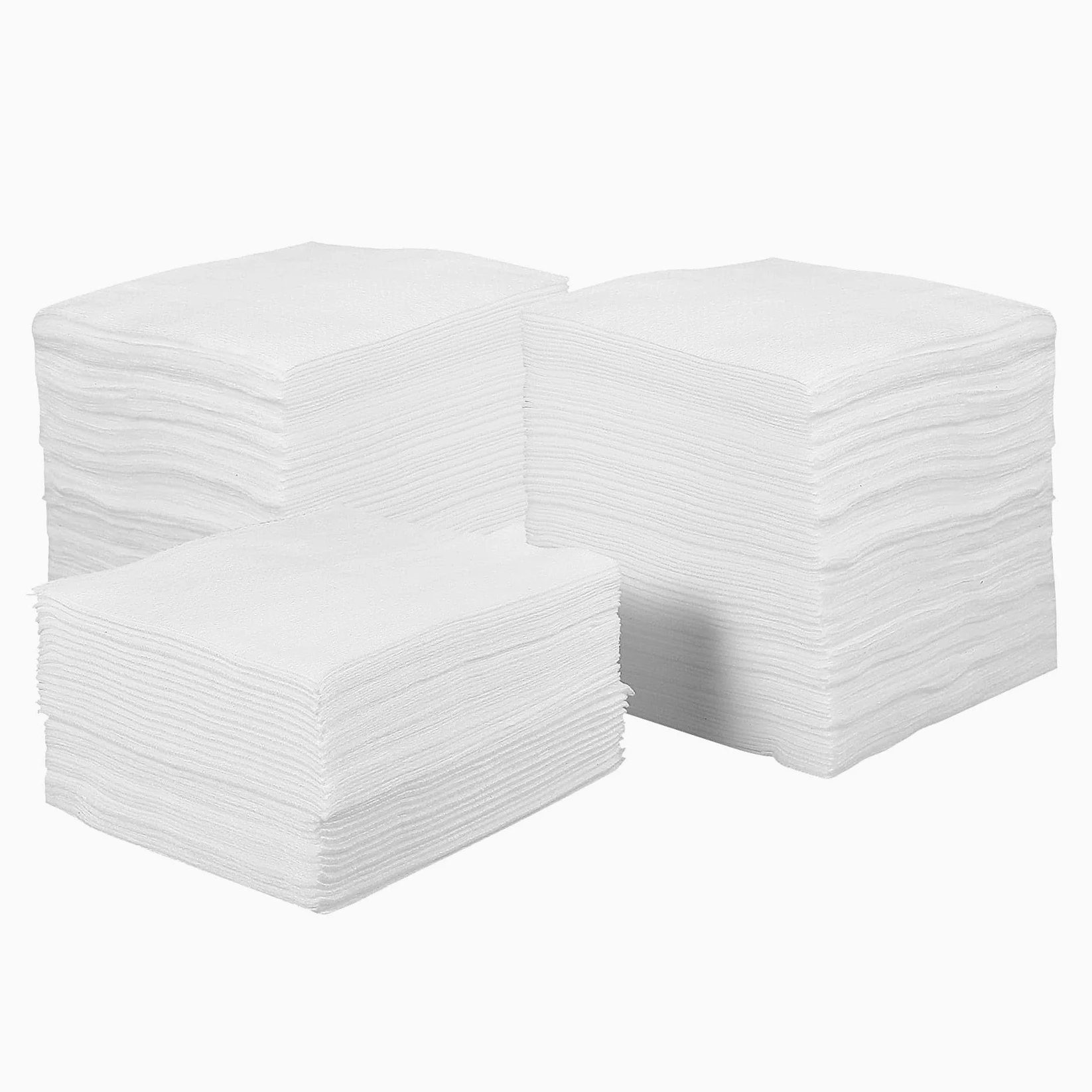 PACKOVE Dischetti 400 Pezzi Struccanti Monouso Bianco Non Tessuto per Rimozione Trucco e Detergenza Quotidiana per Pulizia Profonda del Viso