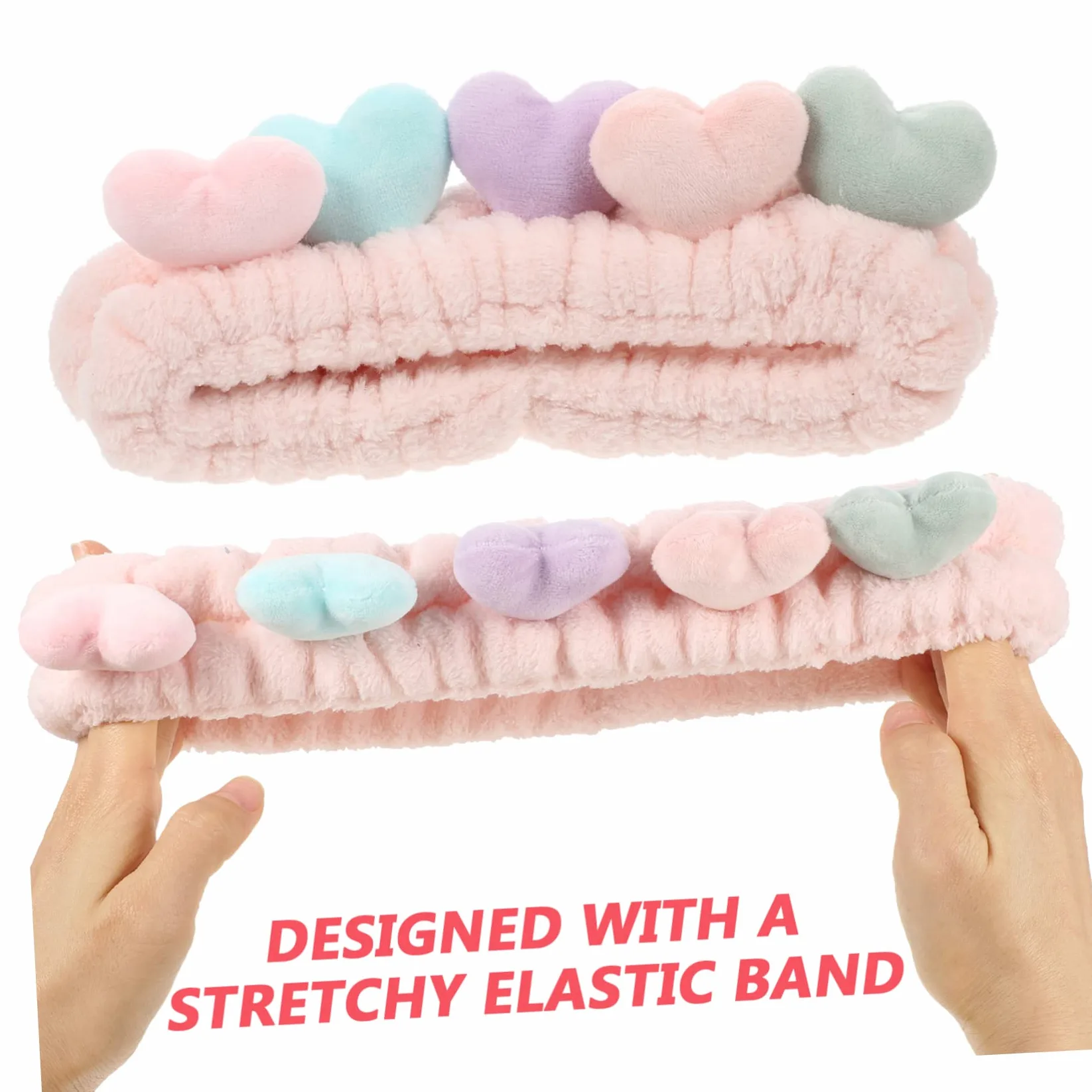 minkissy 6pezzi Fasce Elastiche Per Makeup e Accessori Per Fascia Per Rosa Per e Del