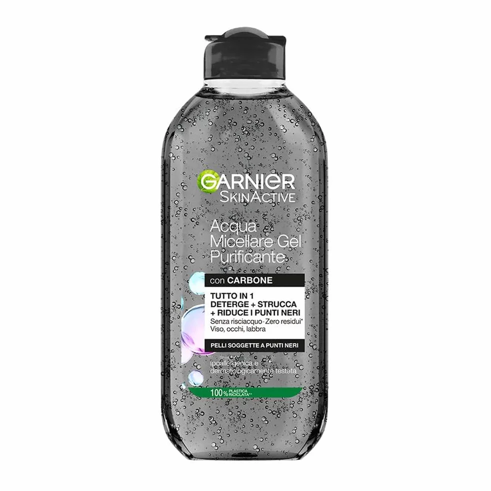 Garnier SkinActive Acqua Micellare Gel Purificante Carbone Detergente Opacizzante 400 ml