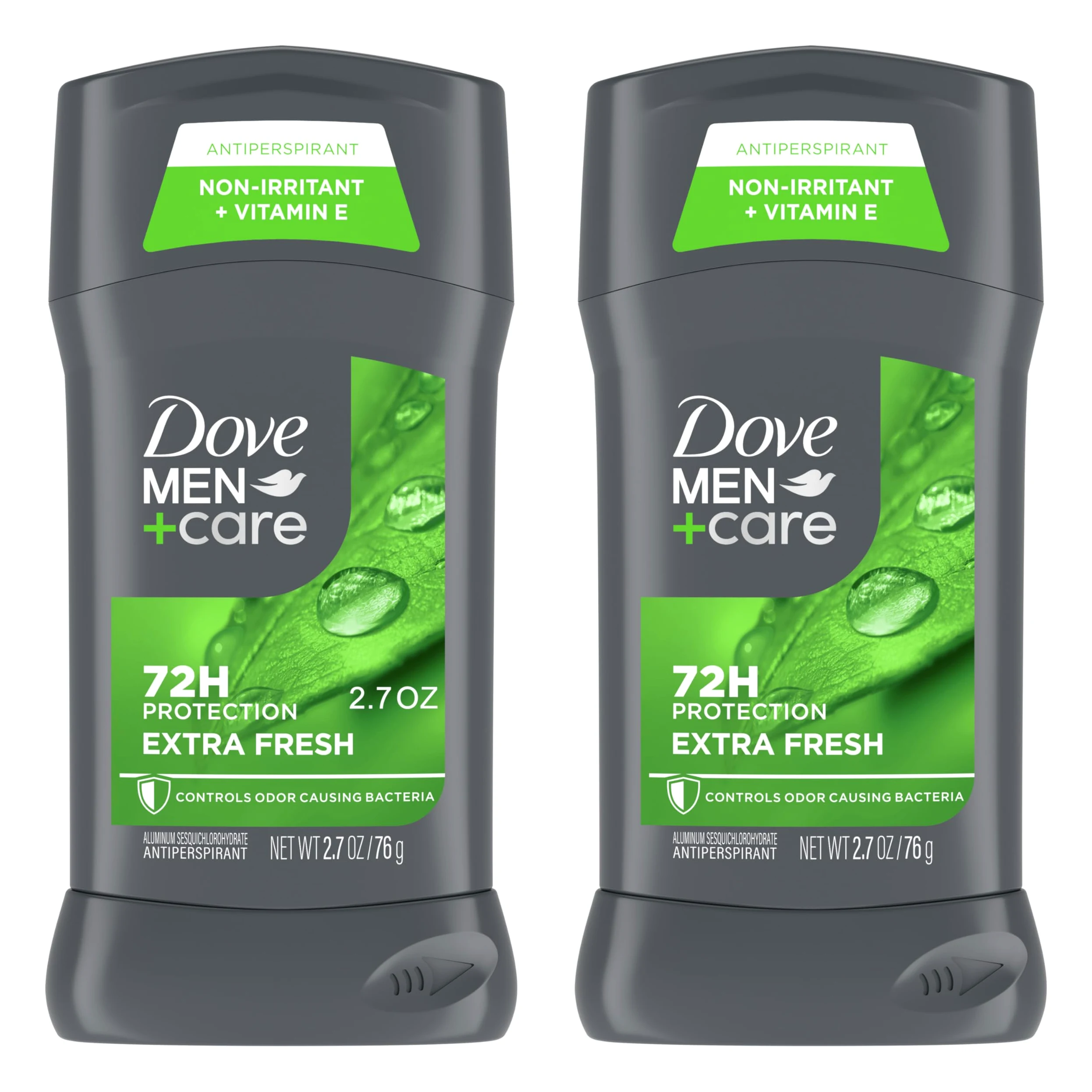 Dove Men + Care Antiperspirant Deodorant, Extra Fresh, 2.7 Ounce (Pack of 2) by Dove