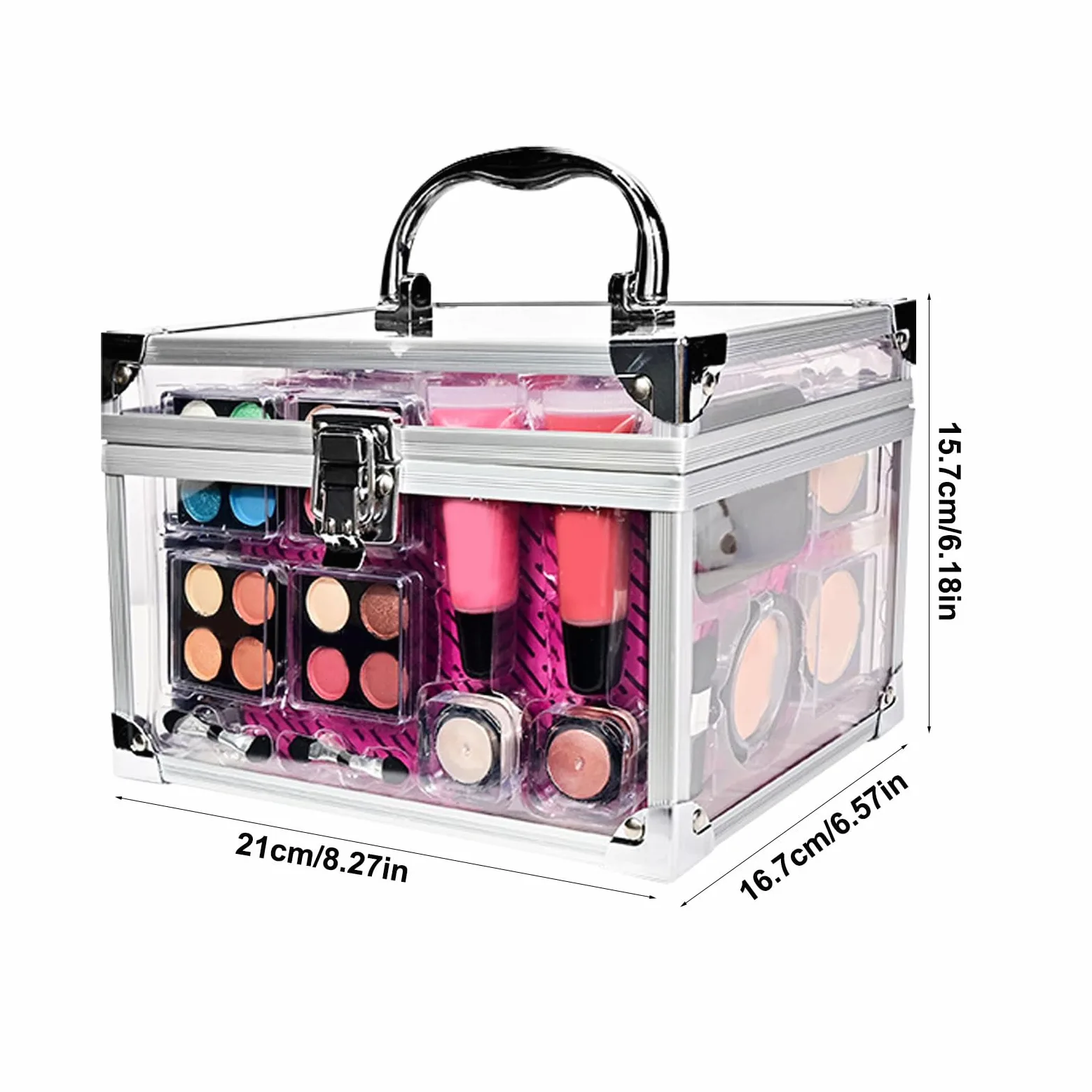 Set Trucco Completo Palette Trucco Multiuso | Contorno Ombretti con Custodia da Viaggio per Eventi Festivi Matrimonio e Uso Quotidiano