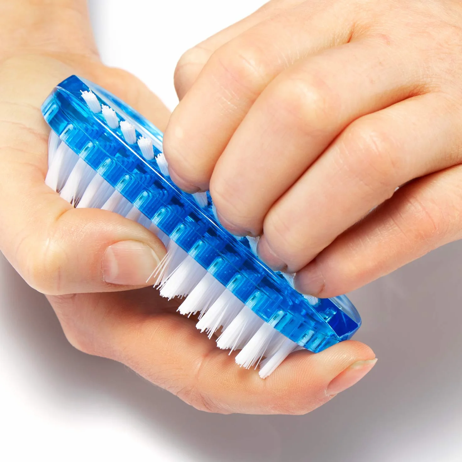 COM-FOUR® Spazzola per il lavaggio delle mani 8 pezzi - Spazzole per unghie colori vivaci
